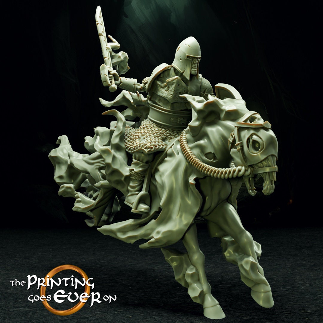 Ghost Knights Army of dead 28mm miniature dungeon and dragons fantasy wargaming miniature tabletop fantasy wargame miniature painting dnd