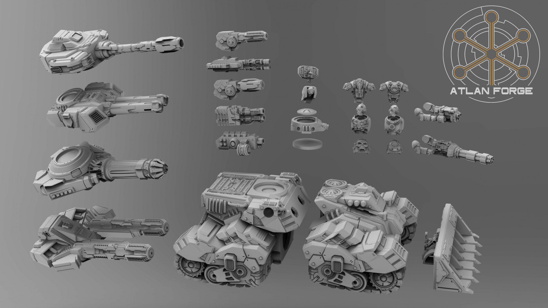 Smilodon Battle Tank 32mm sci-fi fantasy miniature for tabletop games grimdark RPGs dnd wargaming miniature dungeons and dragons