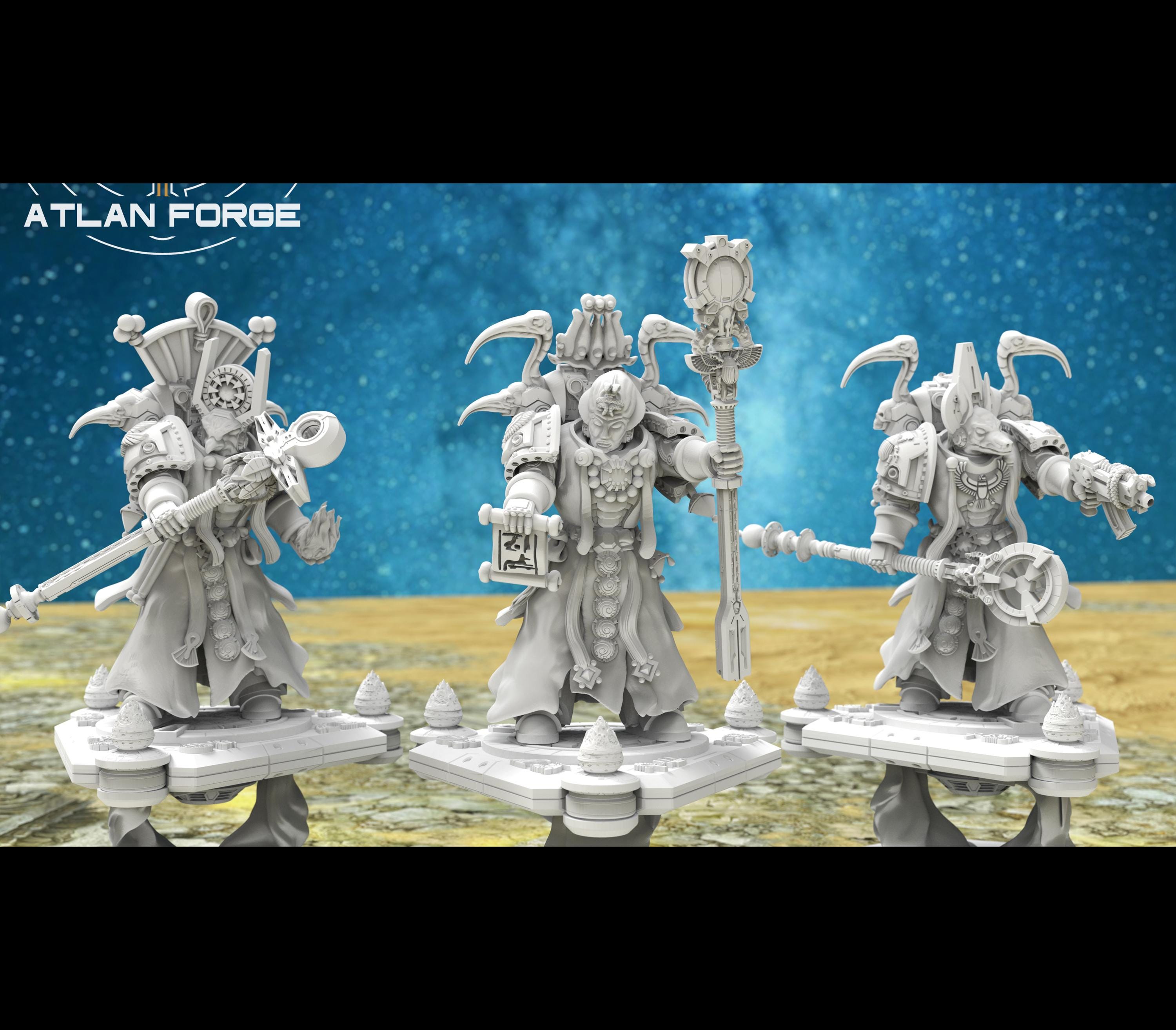 Mages of Aegyptus 32mm sci-fi fantasy miniature for tabletop games grimdark RPGs dnd wargaming miniature dungeons and dragons