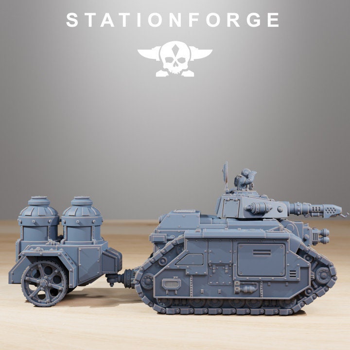 GrimGuard Flame Tank 28mm sci-fi fantasy miniature for tabletop games grimdark RPGs dnd wargaming miniature dungeons and dragons