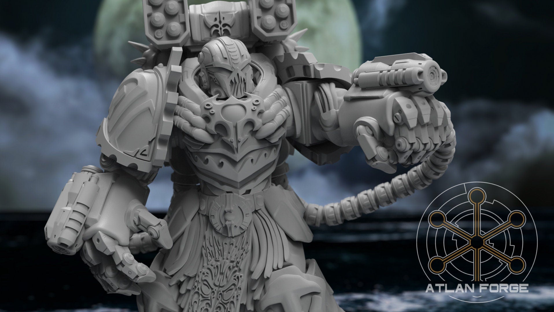 Wai Toa Hopukanga Brutes 32mm Resin Miniatures – Grimdark Fantasy Elite Units for DnD and Wargaming