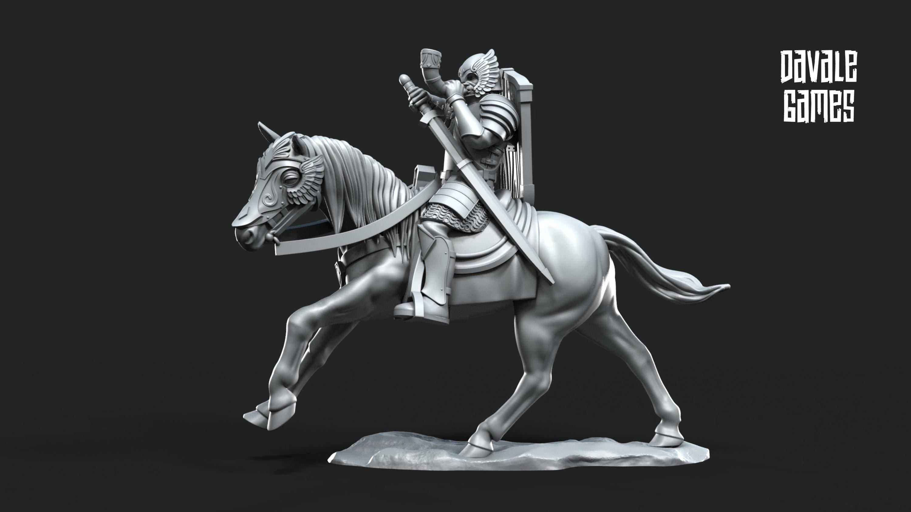 Grey Castle horn  28mm miniatures dnd minis fantasy miniatures dungeons and dragons painting wargaming miniatures tabletop