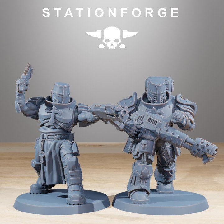Socratis Zealots 32mm sci-fi fantasy miniature for tabletop games grimdark RPGs dnd wargaming miniature dungeons and dragons
