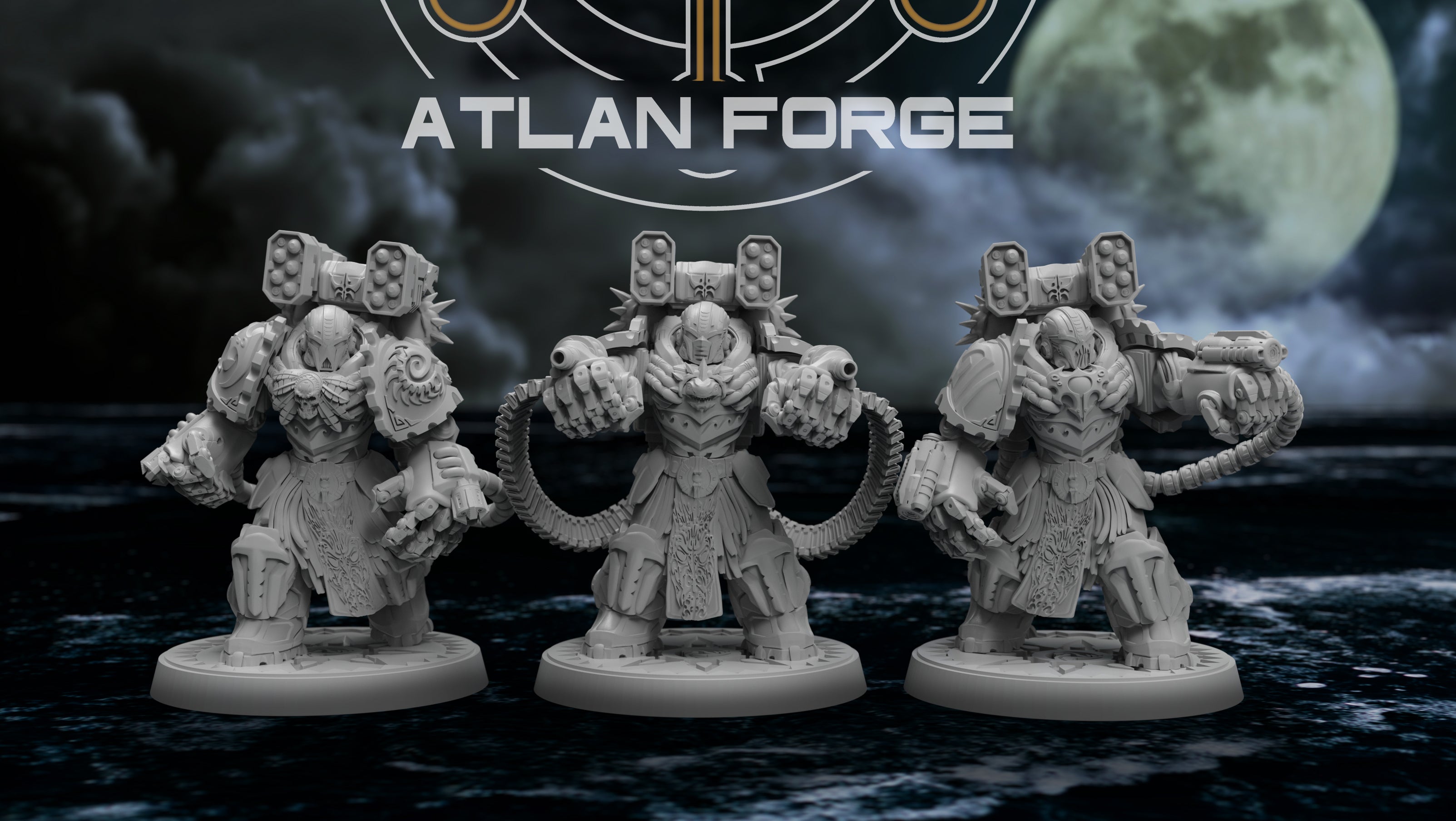 Wai Toa Strike Force 32mm Resin Miniatures – Grimdark Sci Fi Army for Wargaming