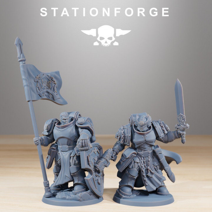 Socratis Reinforcers 32mm sci-fi fantasy miniature for tabletop games grimdark RPGs dnd wargaming miniature dungeons and dragons crusader