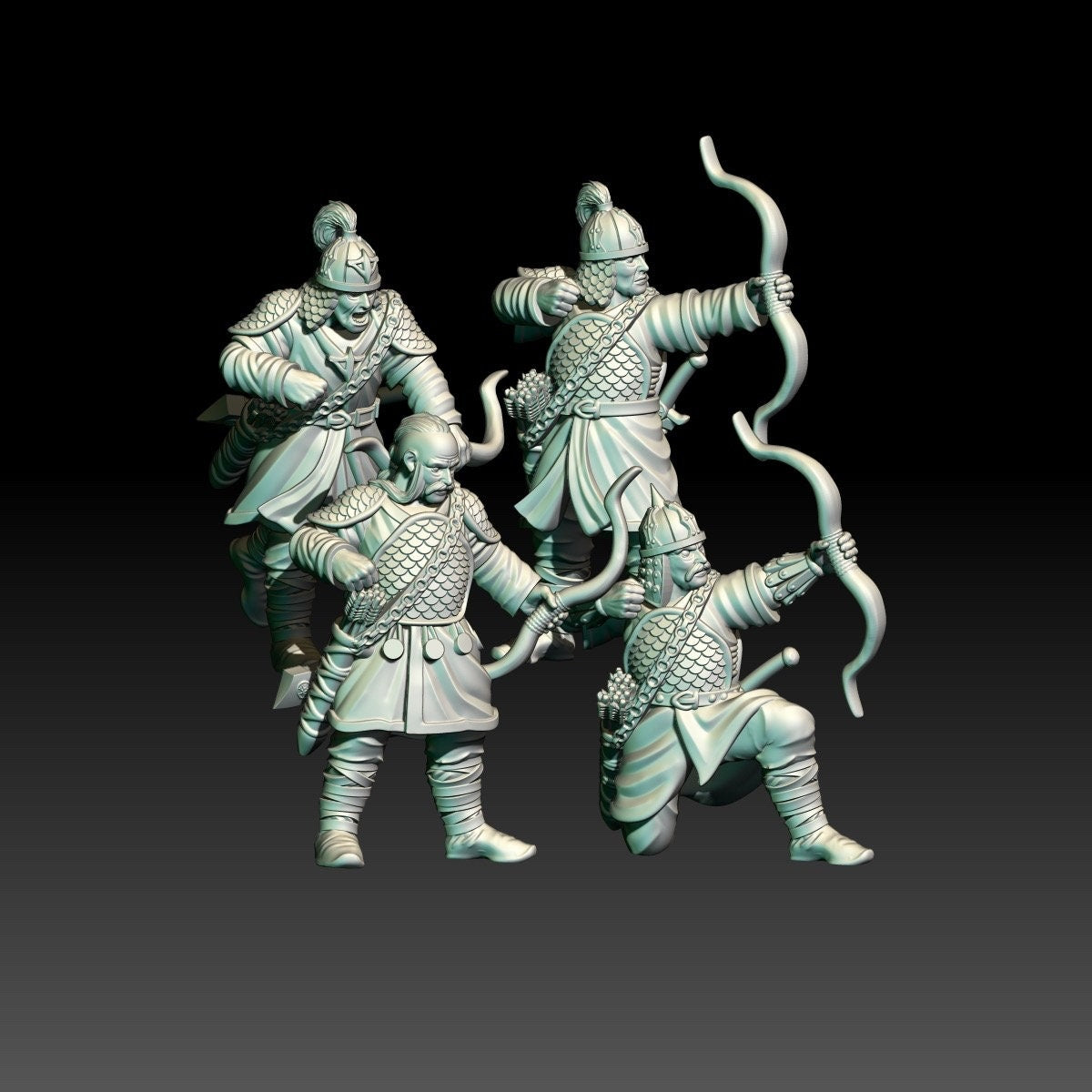 Chariot Rider Archers 28mm miniatures dnd minis fantasy miniatures dungeons and dragons miniatures  wargaming miniatures tabletop wargames