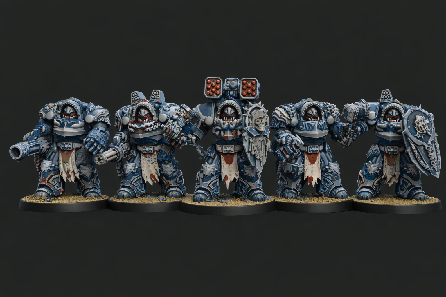Wai Toa Strike Force 32mm Resin Miniatures – Grimdark Sci Fi Army for Wargaming