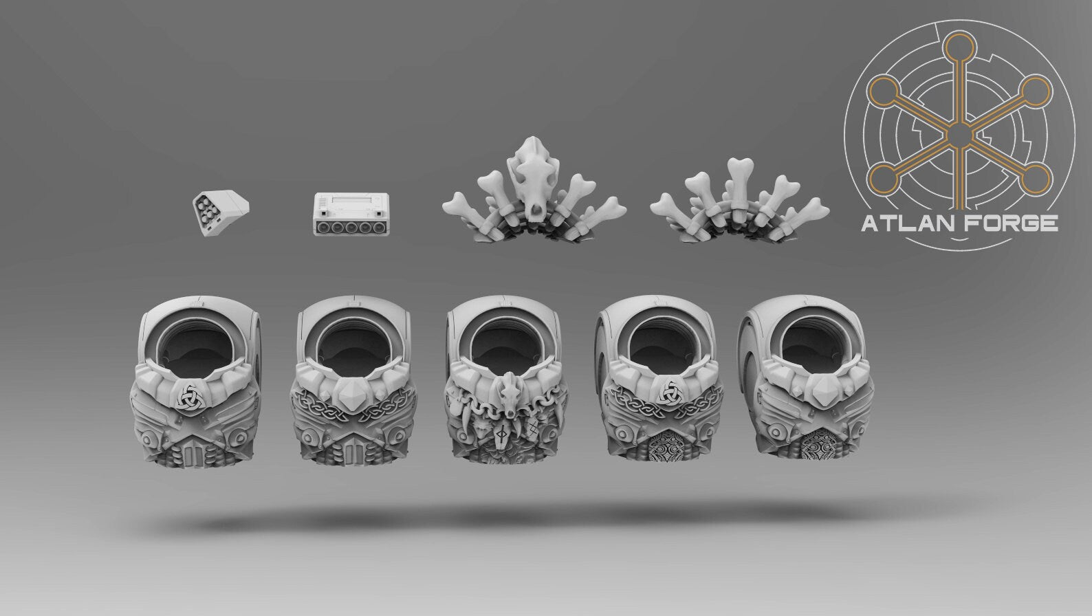 Asgardian Assault Einherjar 32mm sci-fi fantasy miniature for tabletop games grimdark RPGs dnd wargaming miniature dungeons and dragons