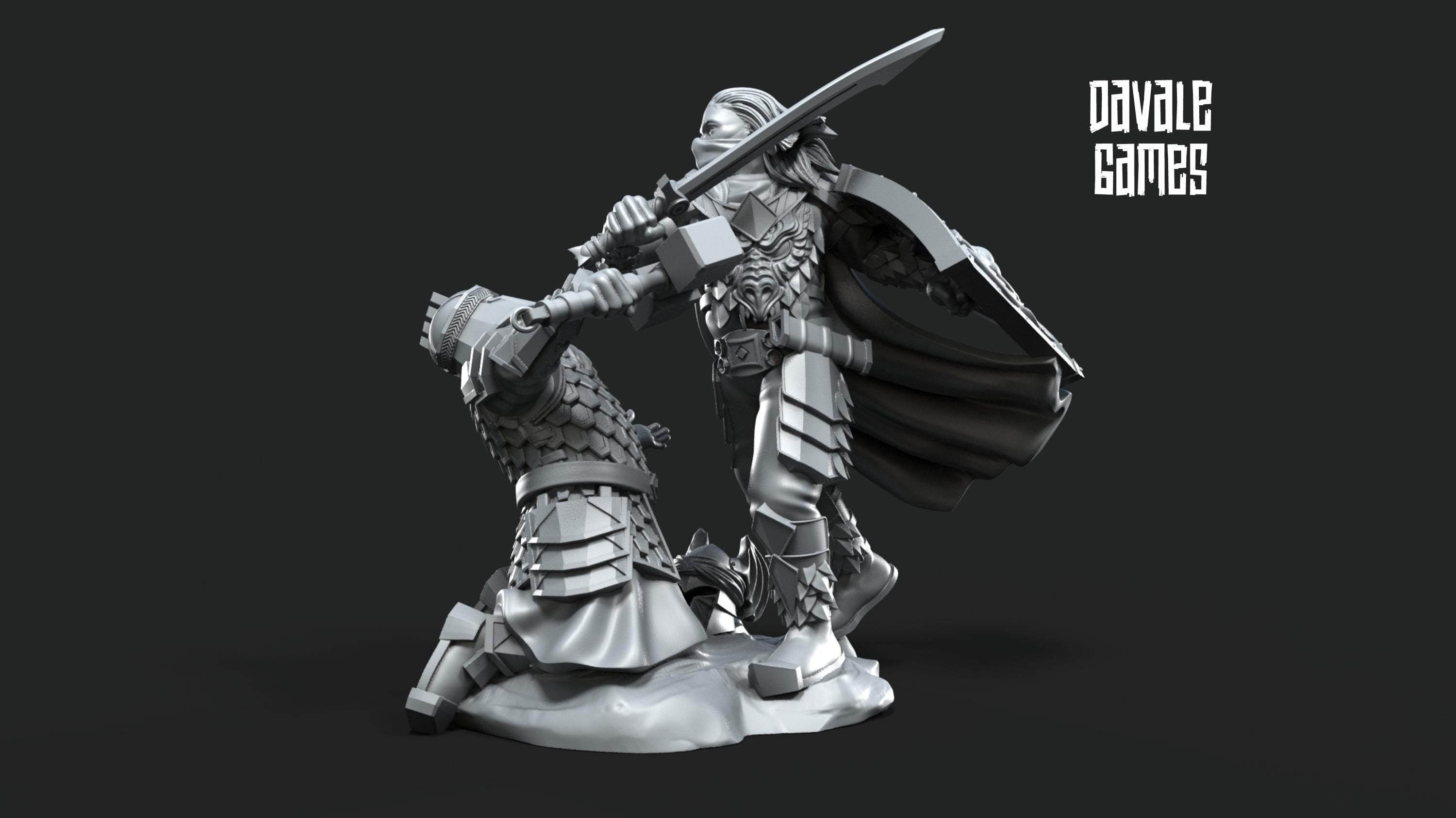 Rabänti General of the Elite 28mm miniatures fantasy dungeons and dragons miniature wargaming miniatures tabletop dnd dwarf army miniatures