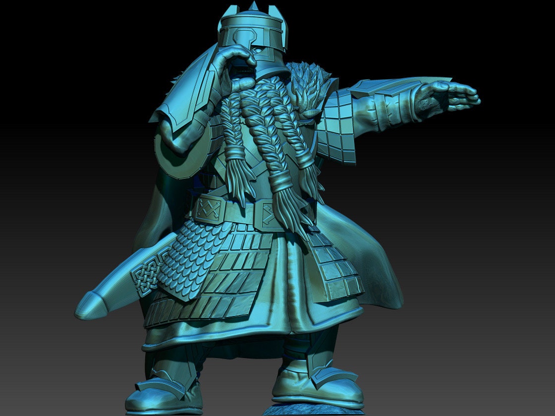 Stonehand dwarf captain 28mm miniatures fantasy dungeons and dragons miniature wargaming miniatures tabletop dnd dwarf army miniatures