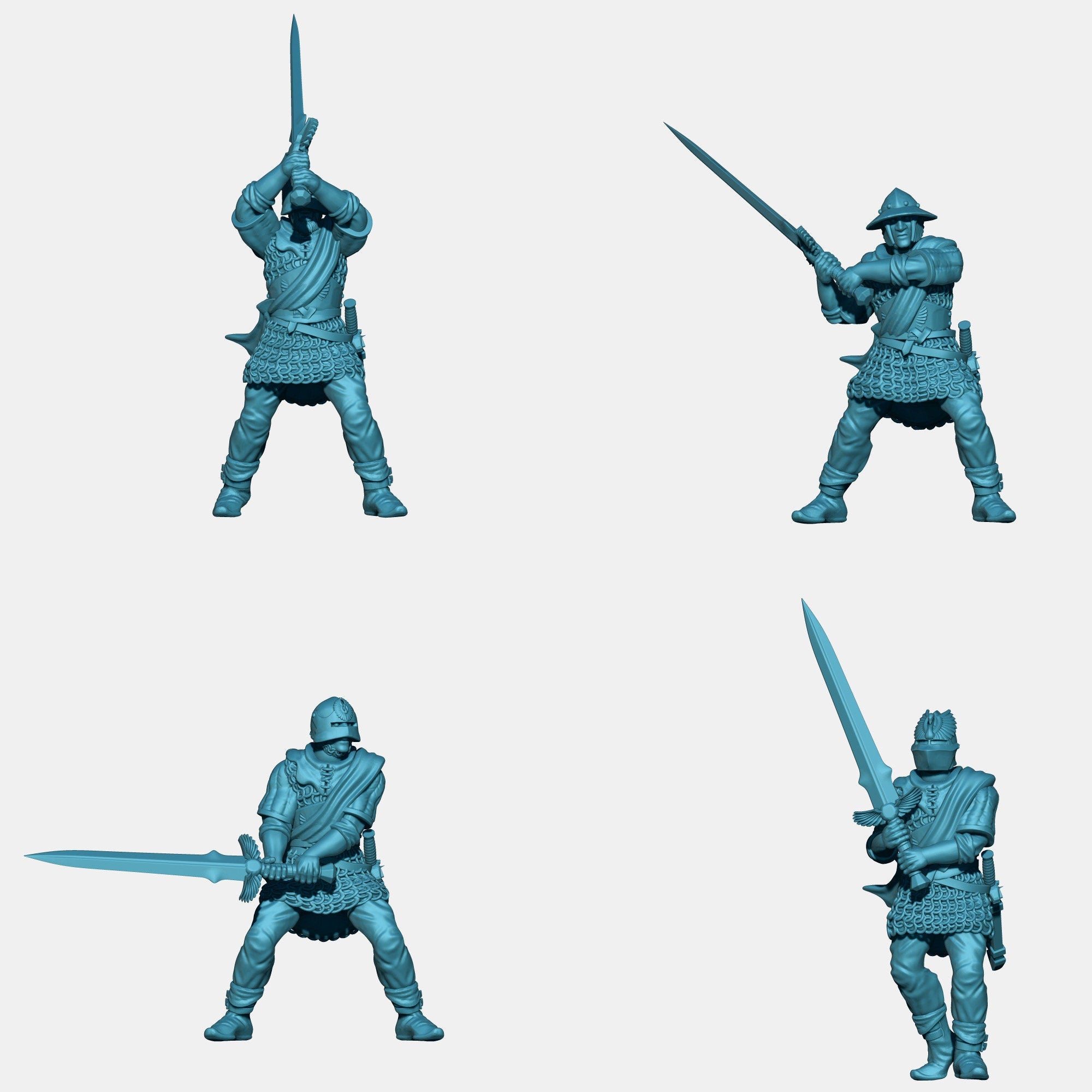 Swan knights swordsmen 28mm miniatures fantasy dungeons and dragons miniature wargaming miniatures tabletop dnd dwarf army miniatures