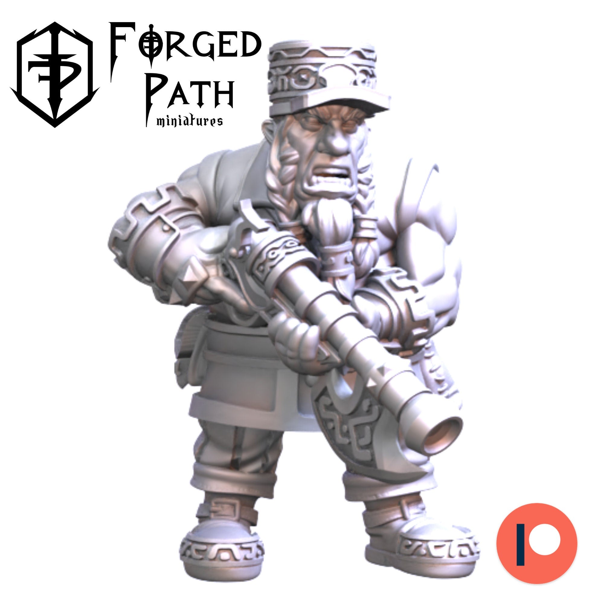 Pirate dwarf gunners infantry warriors 28mm dnd fantasy tabletop wargames army miniatures