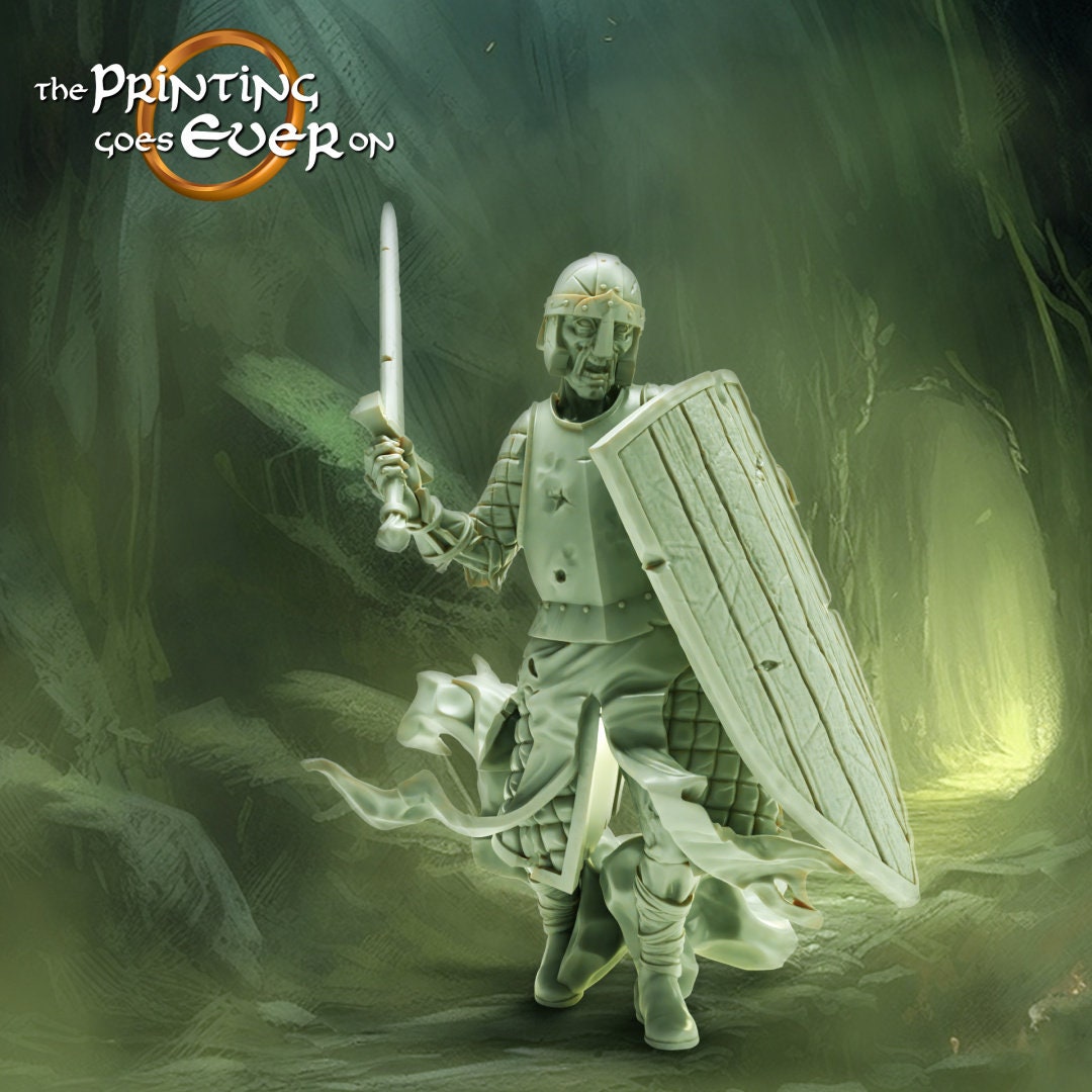 Ghost Warriors Army of dead 28mm miniature dungeon and dragons fantasy wargaming miniature tabletop fantasy wargame miniature painting dnd