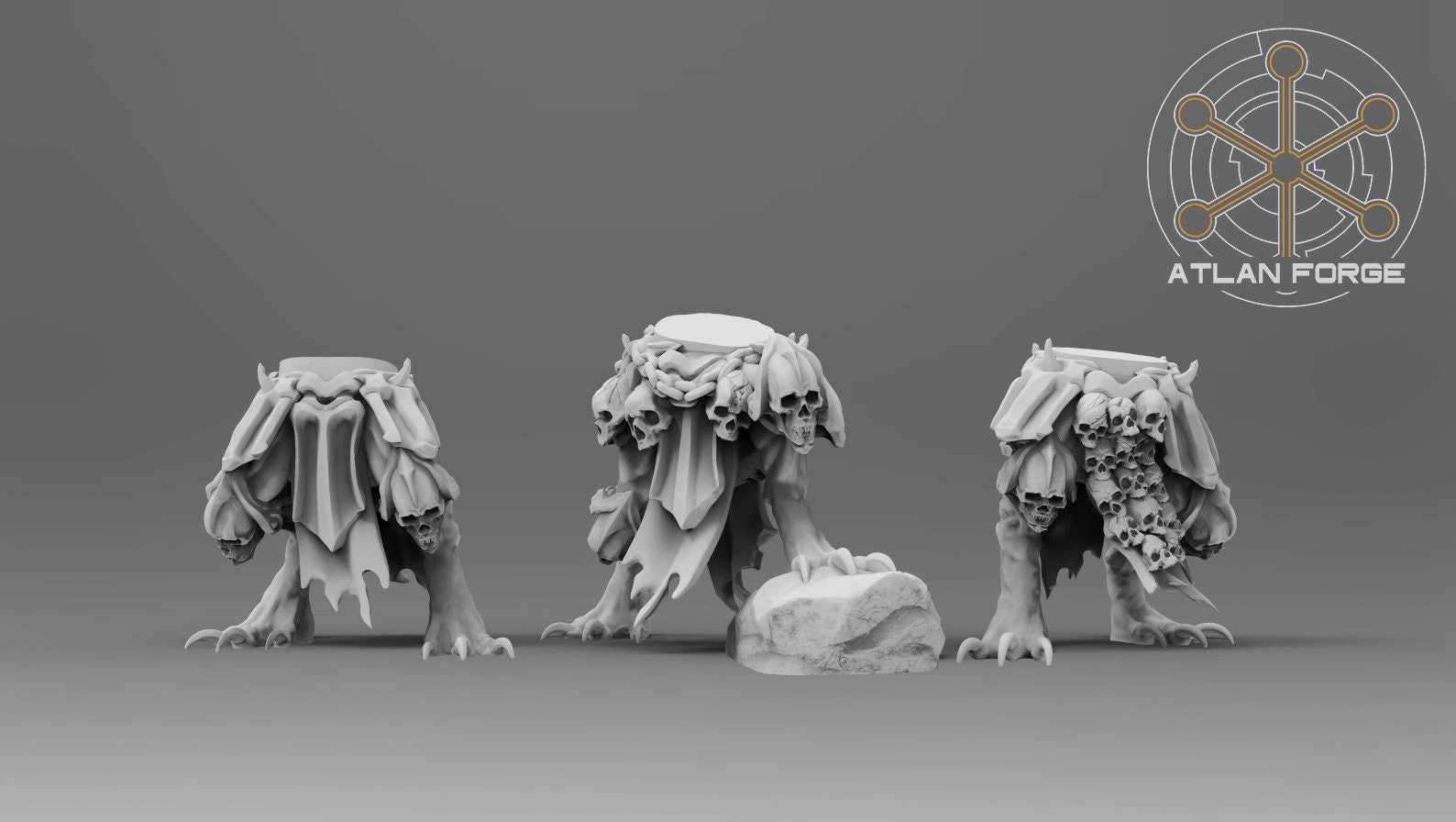 Demons of hades 32mm sci-fi fantasy miniature for tabletop games grimdark RPGs wargaming miniature dungeons and dragons painting