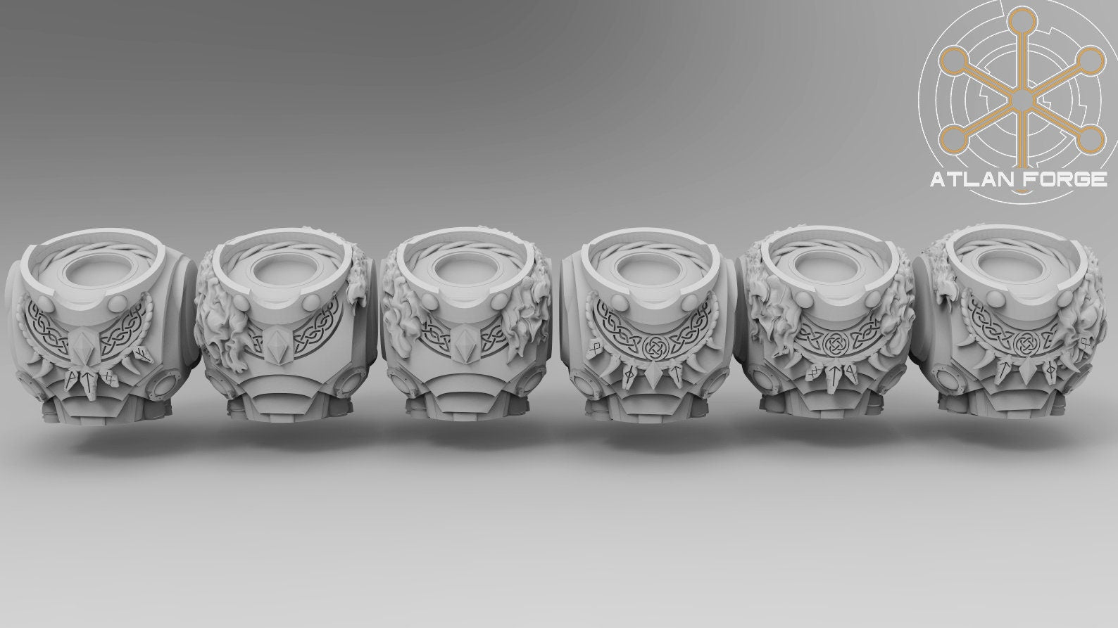 Asgardian Pack Hunters 32mm wargame miniatures fantasy dnd wargaming minis dungeons and dragons painting gift RPG tabletop minis