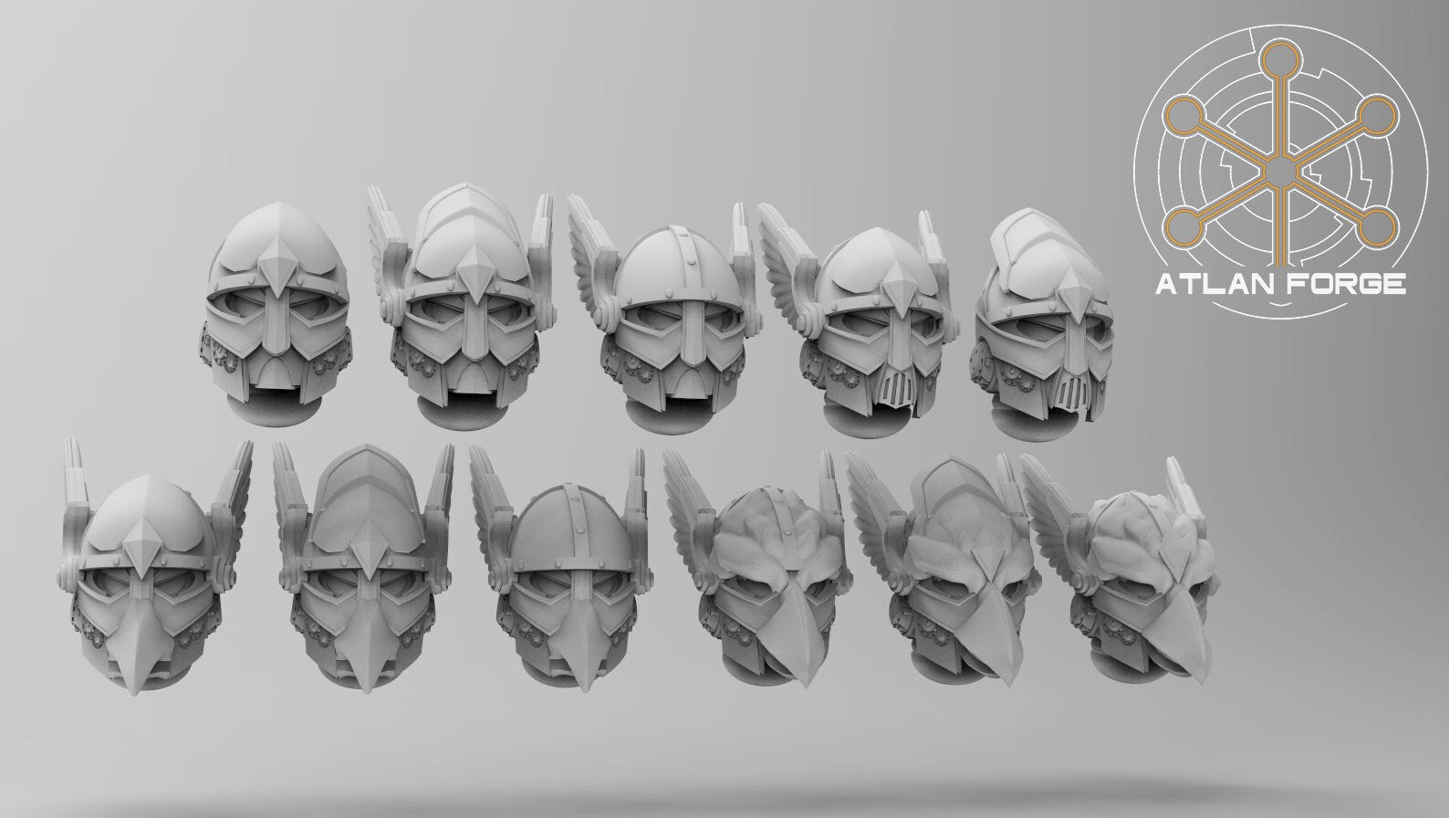 Asgardian Ravens 32mm sci-fi fantasy miniature for tabletop games grimdark RPGs dnd wargaming miniature dungeons and dragons