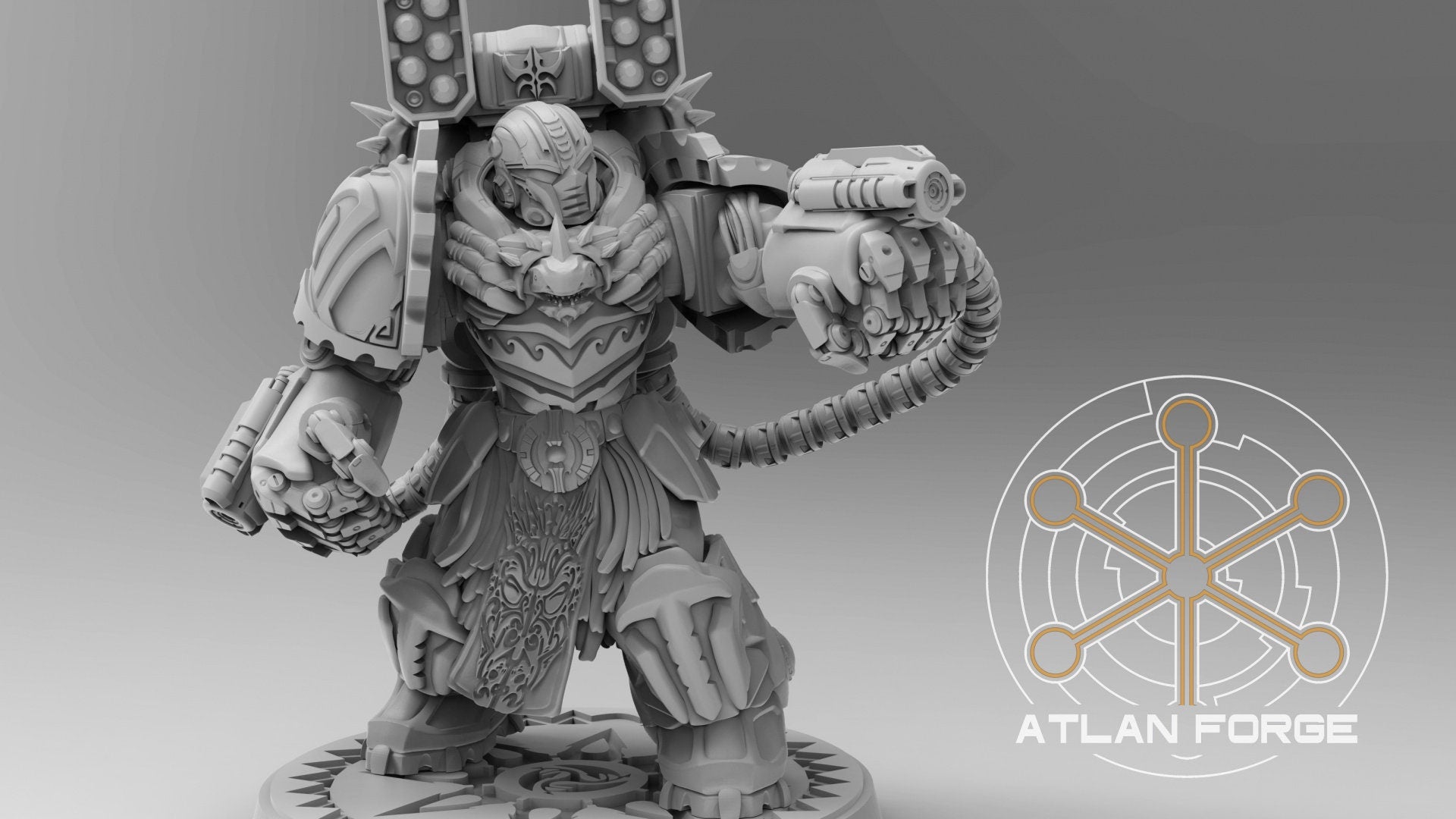 Wai Toa Hopukanga Brutes 32mm Resin Miniatures – Grimdark Fantasy Elite Units for DnD and Wargaming