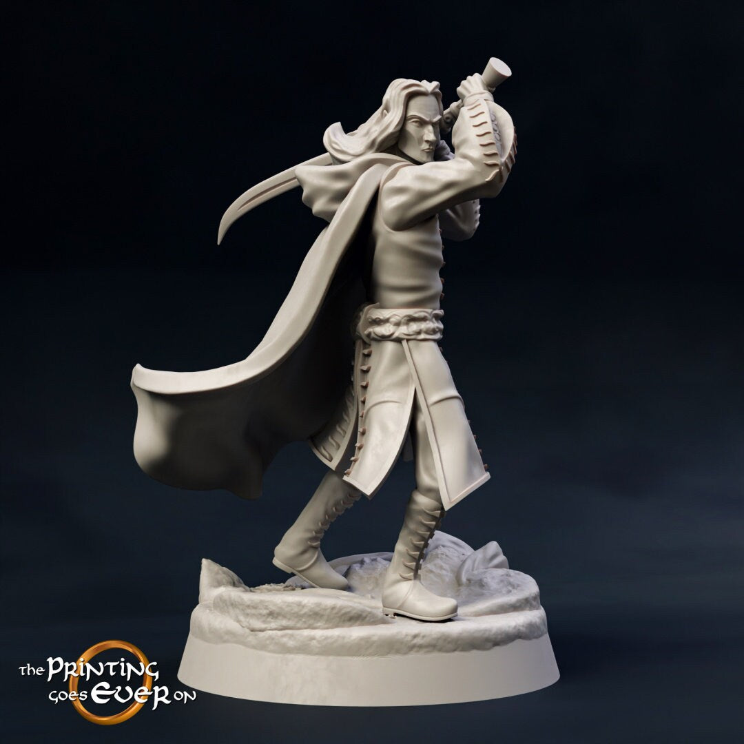 Elven Hero Golloccel 28mm miniatures dnd minis fantasy miniatures dungeons and dragons miniatures for painting wargaming miniatures tabletop