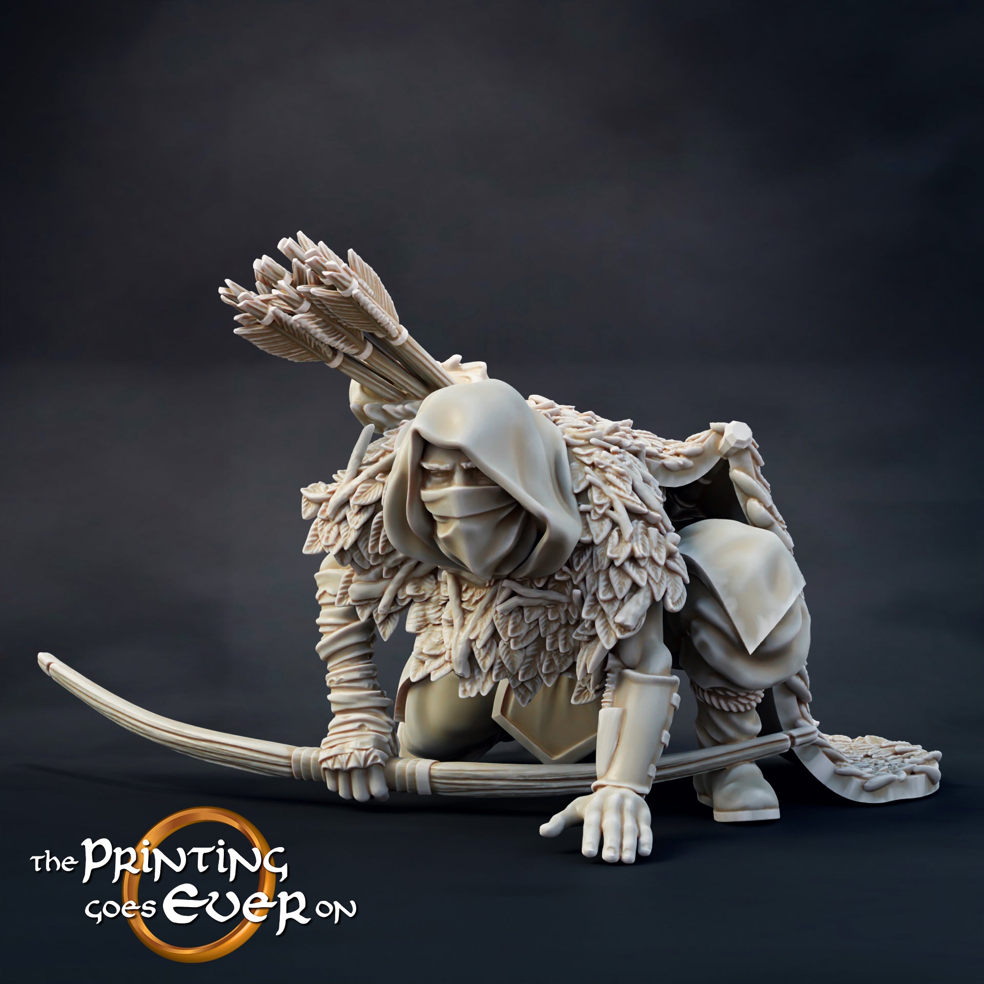 Watchers of Mona Firth Archers 28mm Resin Miniatures – Fantasy Bowmen for DnD and Wargaming