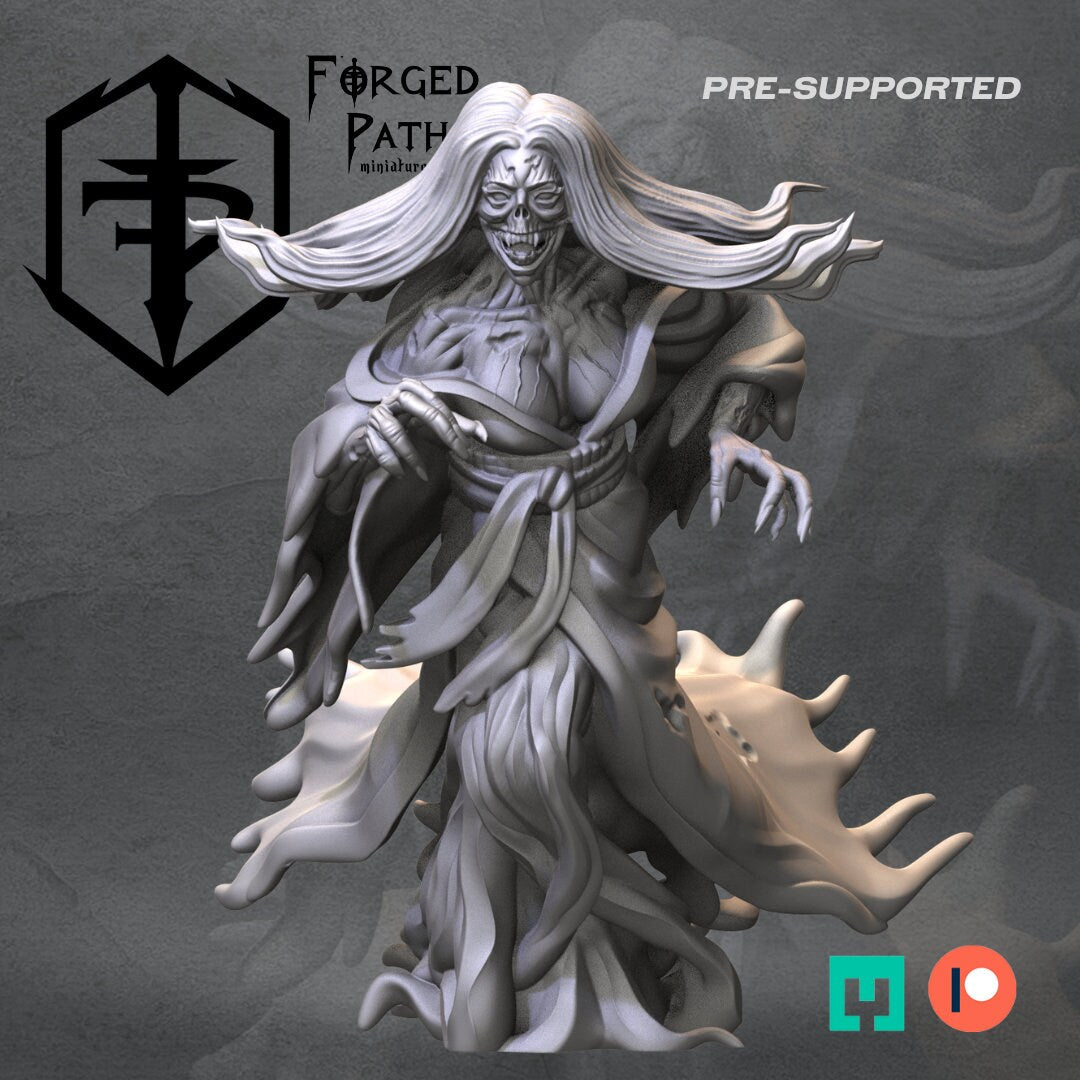 Blades of the cursed geisha shades witch Fantasy Wargaming Miniatures 32mm scale