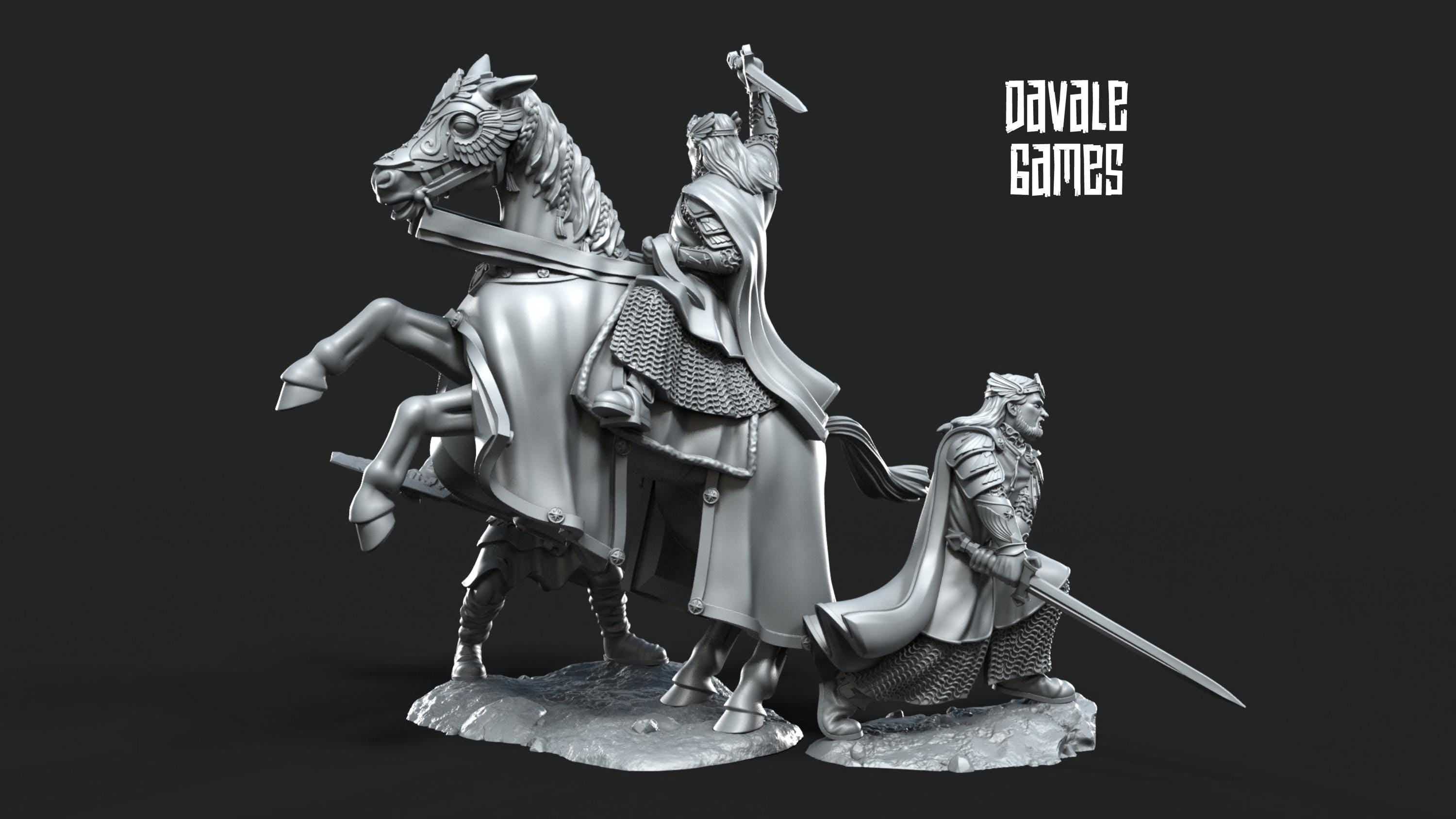 High King of Grey Castle 28mm miniatures dnd minis fantasy miniatures dungeons and dragons painting wargaming miniatures tabletop