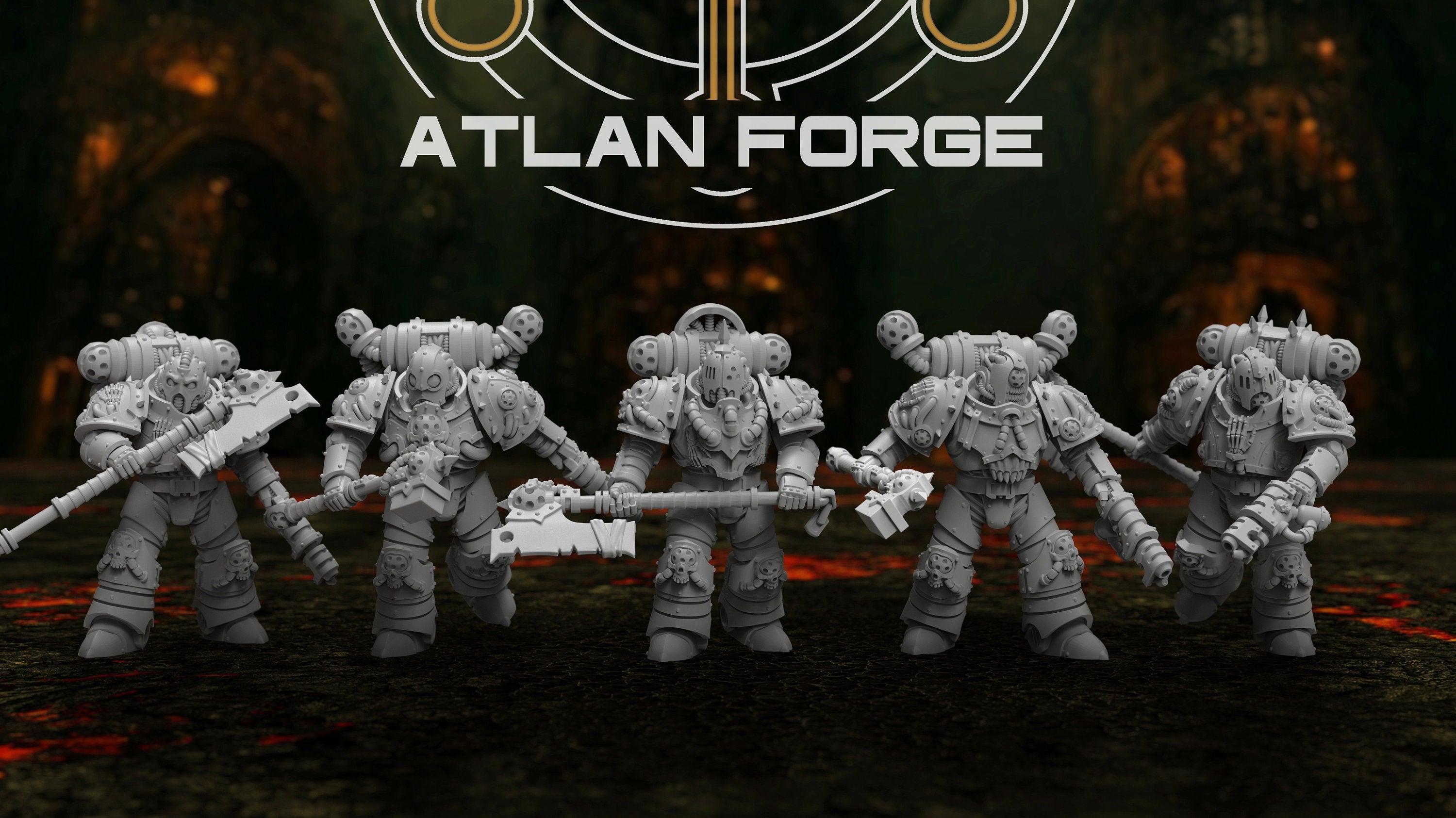 Manus Mortis Phalanges 32mm sci-fi fantasy miniature for tabletop games grimdark RPGs wargaming miniature dungeons and dragons