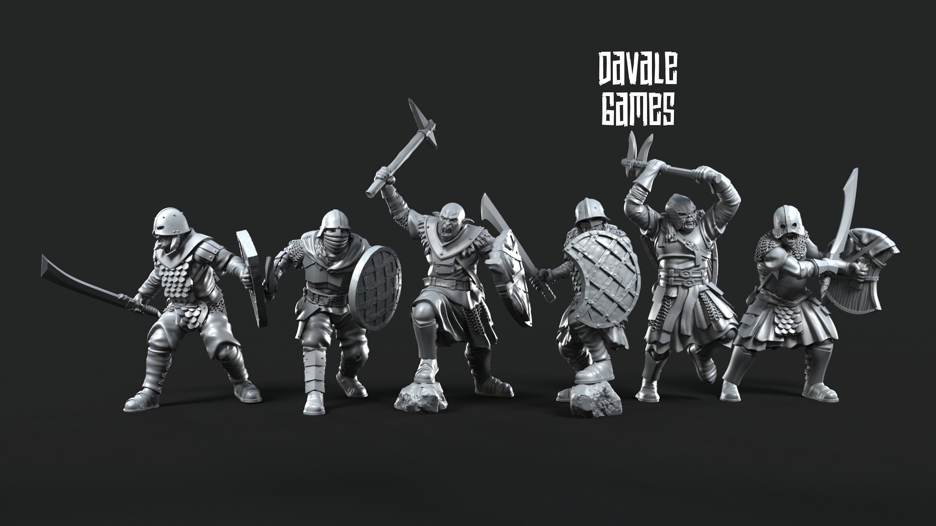 Regular Orcs 28mm miniatures dnd gift fantasy miniatures dungeons and dragons minis wargaming miniatures tabletop wargames miniature