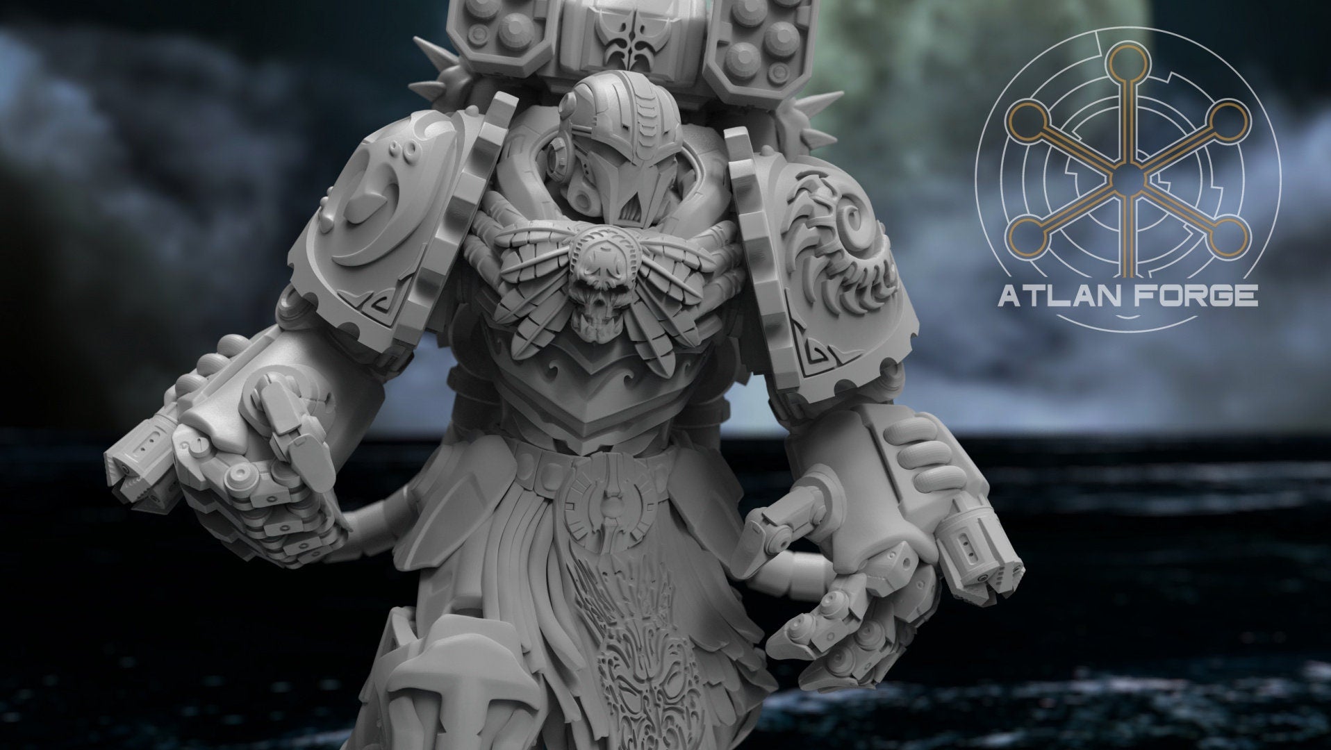 Wai Toa Hopukanga Brutes 32mm Resin Miniatures – Grimdark Fantasy Elite Units for DnD and Wargaming