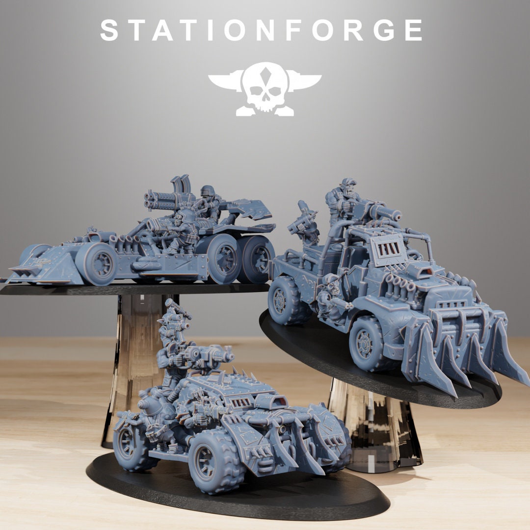 Orkaz Speedsters 28mm sci-fi fantasy miniature for tabletop games grimdark RPGs dnd wargaming miniature dungeons and dragons