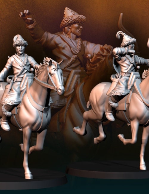 The Huns mounted archers historic warriors 28mm miniatures dnd fantasy miniatures dungeons & dragons miniature tabletop historical wargaming