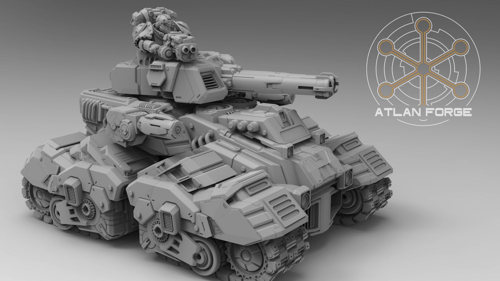 Smilodon Battle Tank 32mm sci-fi fantasy miniature for tabletop games grimdark RPGs dnd wargaming miniature dungeons and dragons