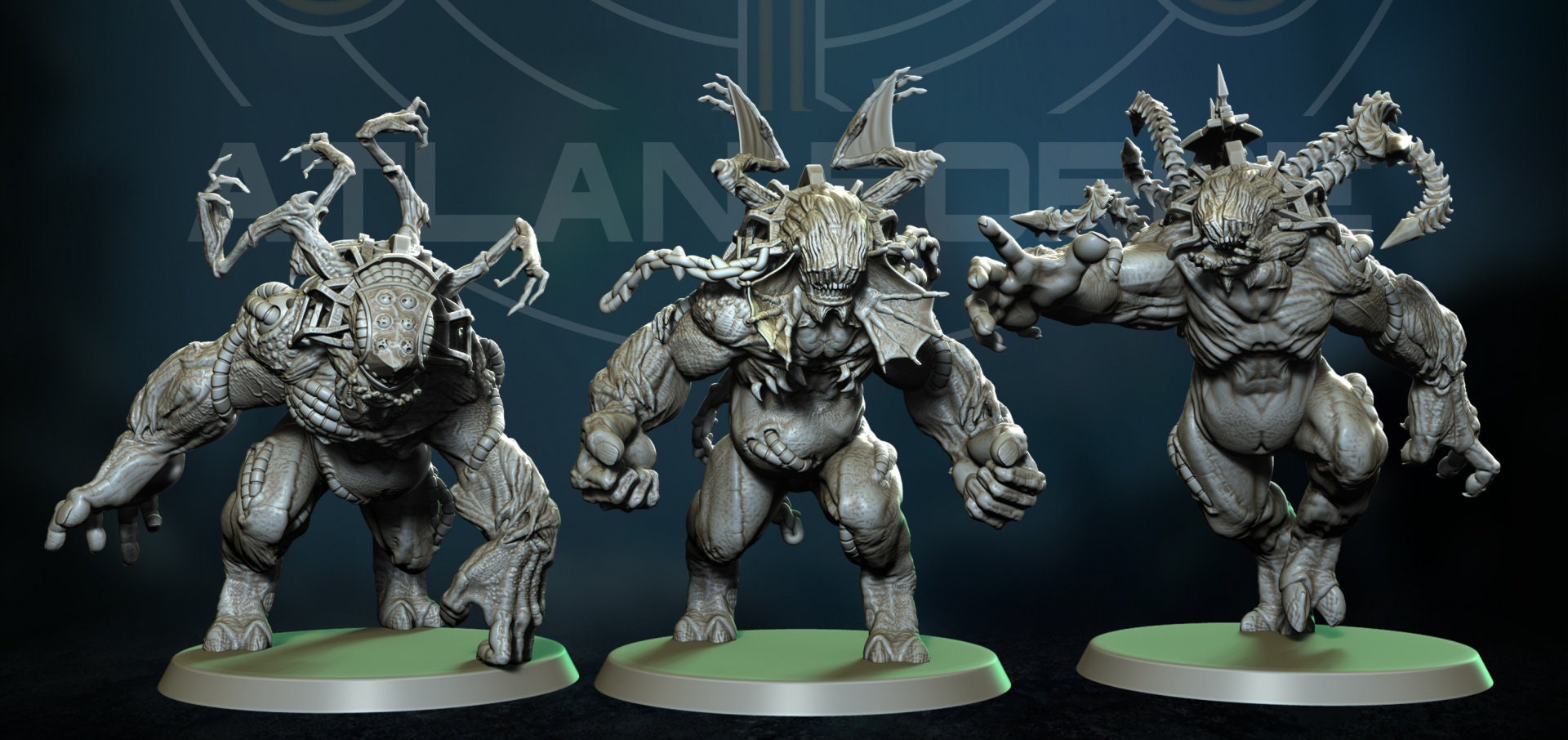 Chaotic Monstrosities 32mm miniatures grimdark fantasy miniature dnd wargaming miniature dungeons and dragons gift RPG tabletop minis