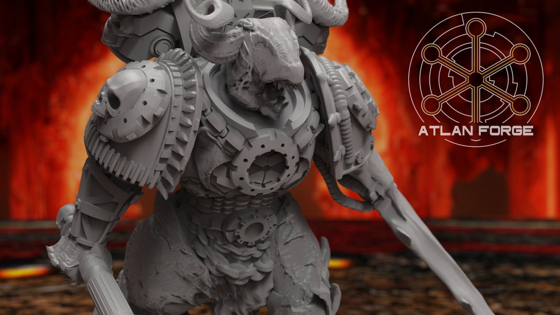 Daemons hades accursed 32mm sci-fi fantasy miniature for tabletop games grimdark RPGs dnd wargaming miniature dungeons and dragons painting
