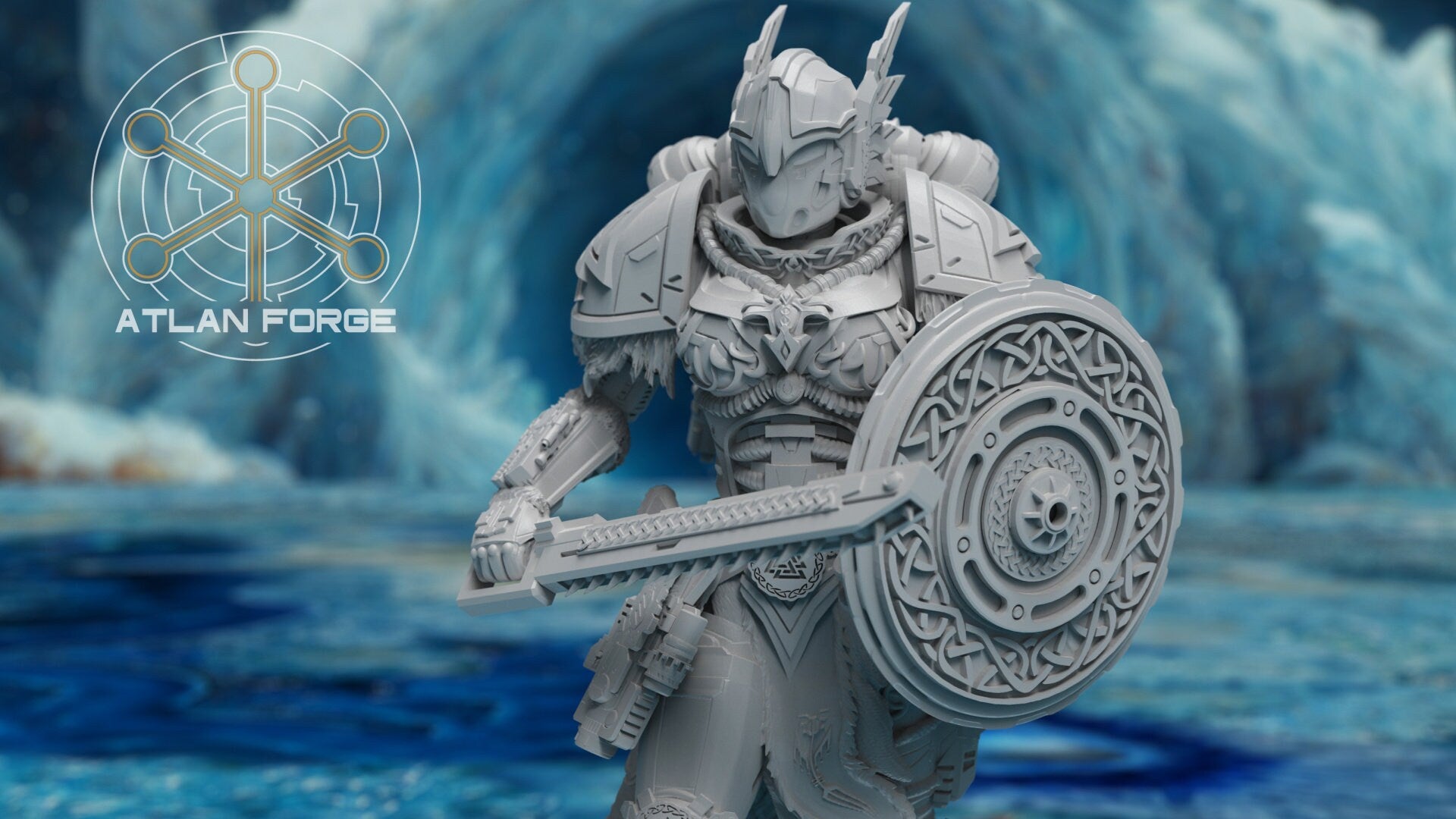 Asgardian Shield Maidens 32mm wargame miniatures fantasy dnd wargaming minis dungeons and dragons painting gift RPG tabletop minis
