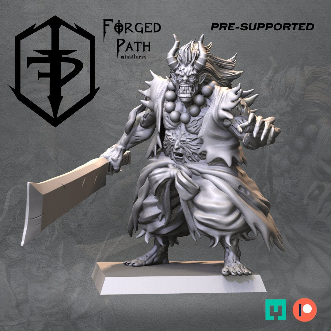 Blades of the cursed Demon warriors Fantasy Wargaming Miniatures 32mm