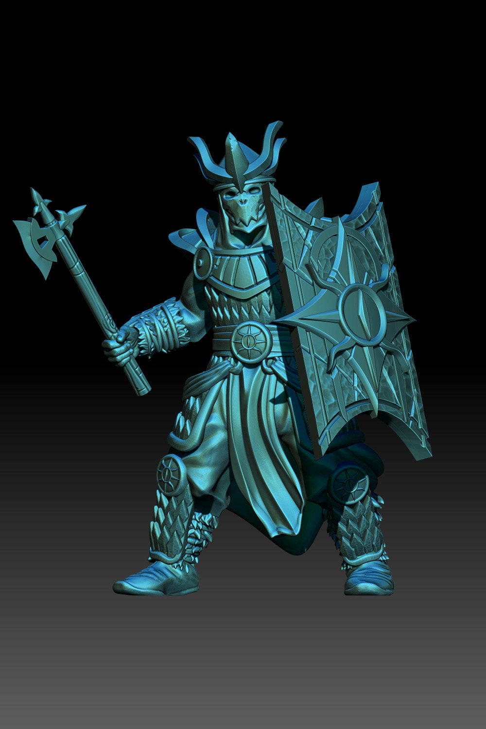 Golden Horde royal guards warriors 28mm miniatures dnd fantasy miniatures dungeons and dragons miniatures  wargaming miniatures tabletop