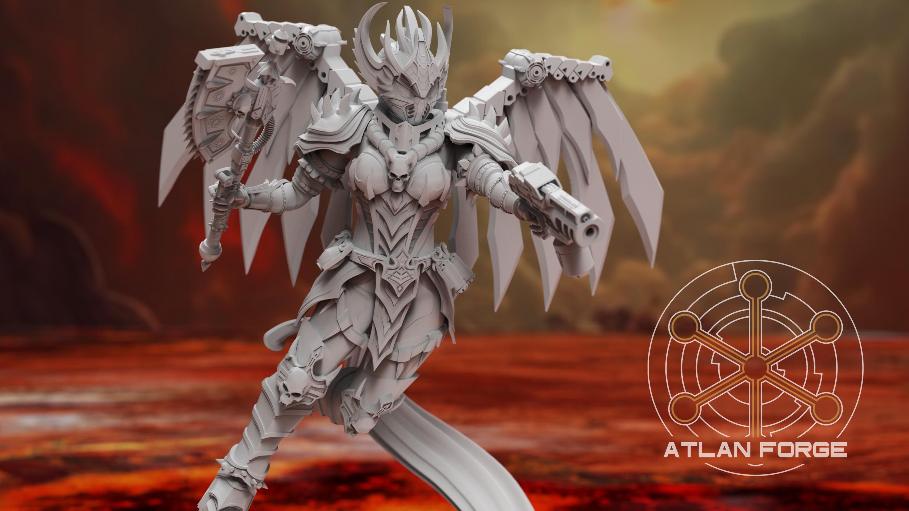 Daemons Hades Persephonae 32mm sci-fi fantasy miniature tabletop games grimdark RPGs dnd wargaming miniature dungeons and dragons painting