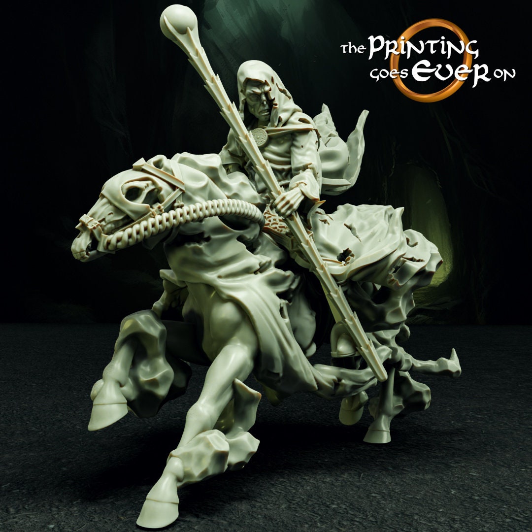 Ghost Mage Army of dead 28mm miniature dungeon and dragons fantasy wargaming miniature tabletop fantasy wargame miniature painting dnd