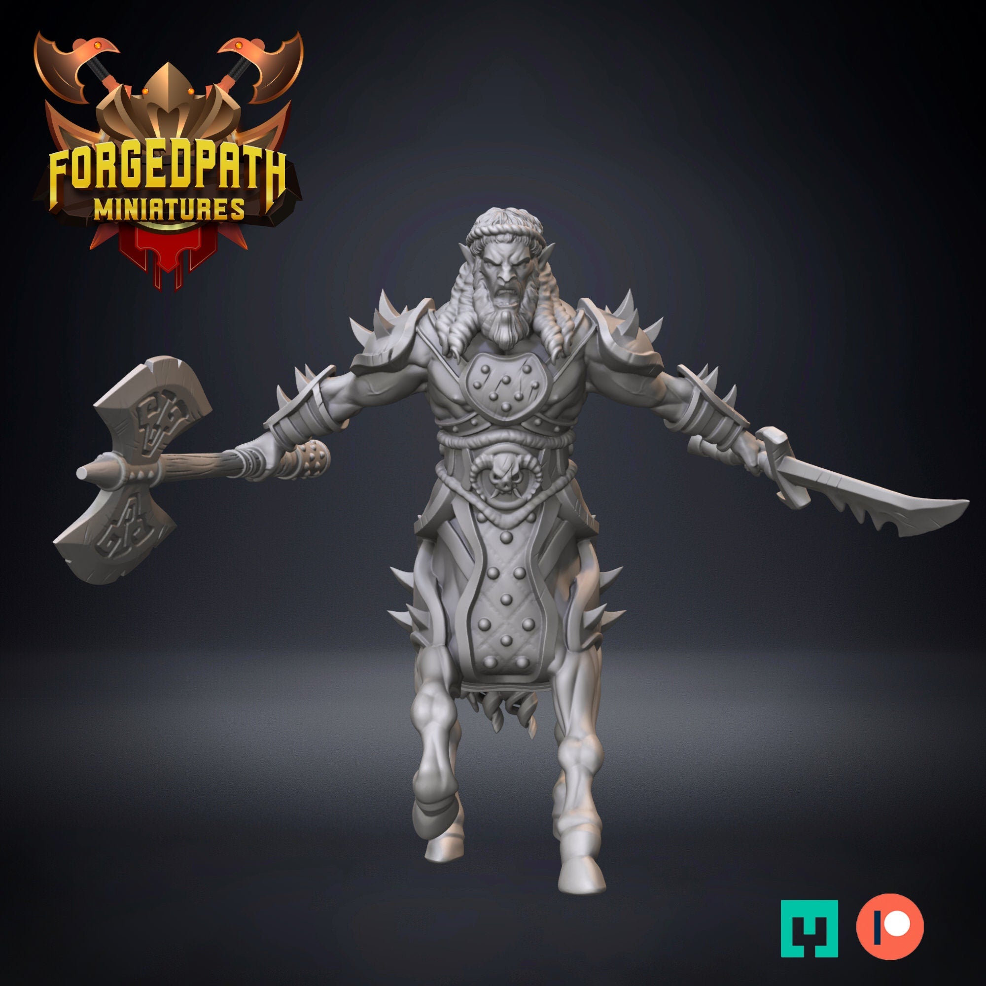 Greek Spartans Centaurs  warriors dnd fantasy tabletop wargames 32mm