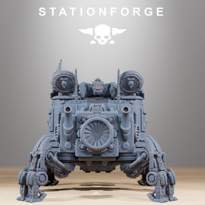 Scavenger Heavy Tank 32mm Resin Miniature – Grimdark Sci Fi War Machine for Wargaming