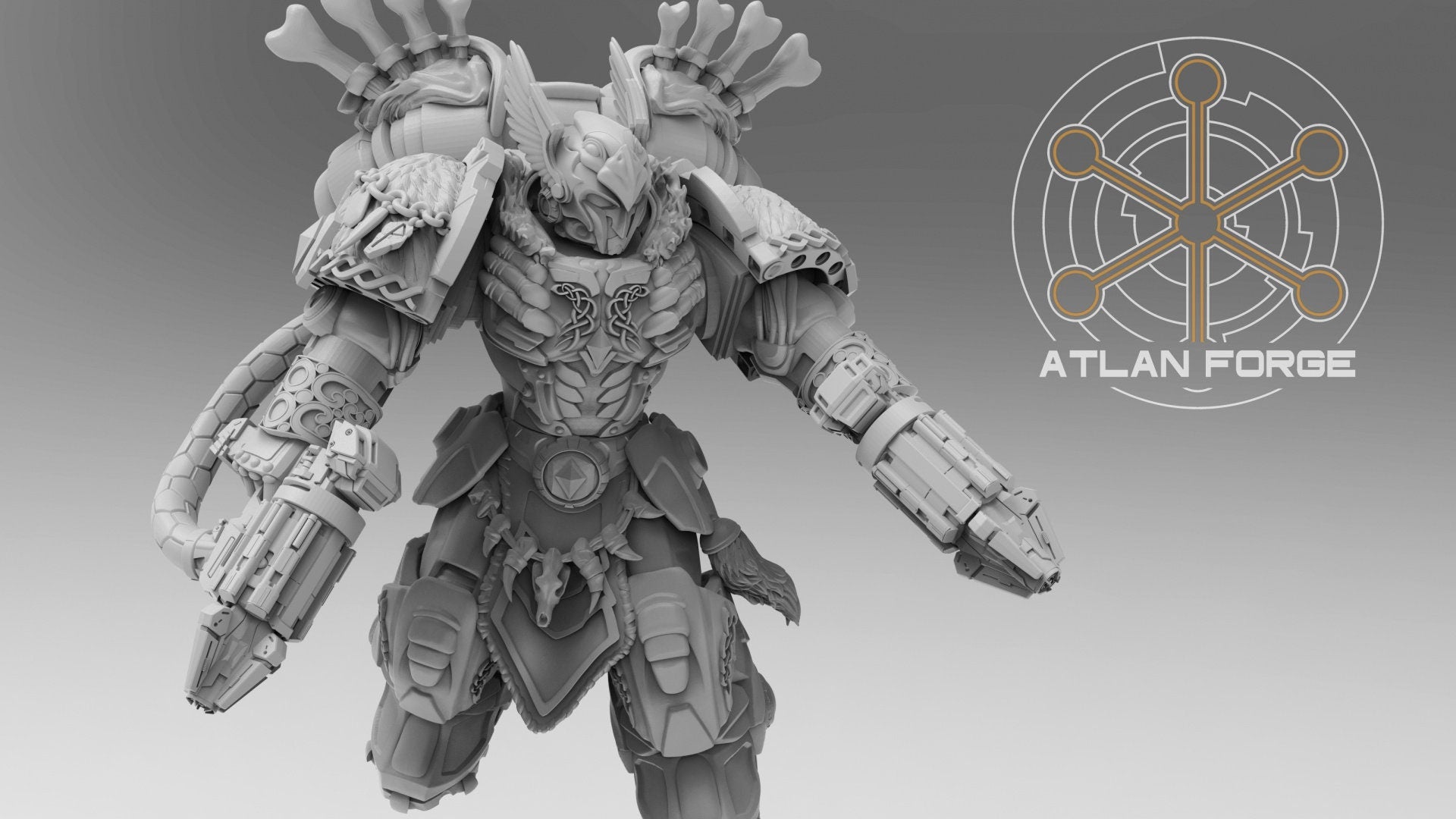 Asgardian Storm Aegis 32mm sci-fi fantasy miniature for tabletop games grimdark RPGs dnd wargaming miniature dungeons & dragons gift