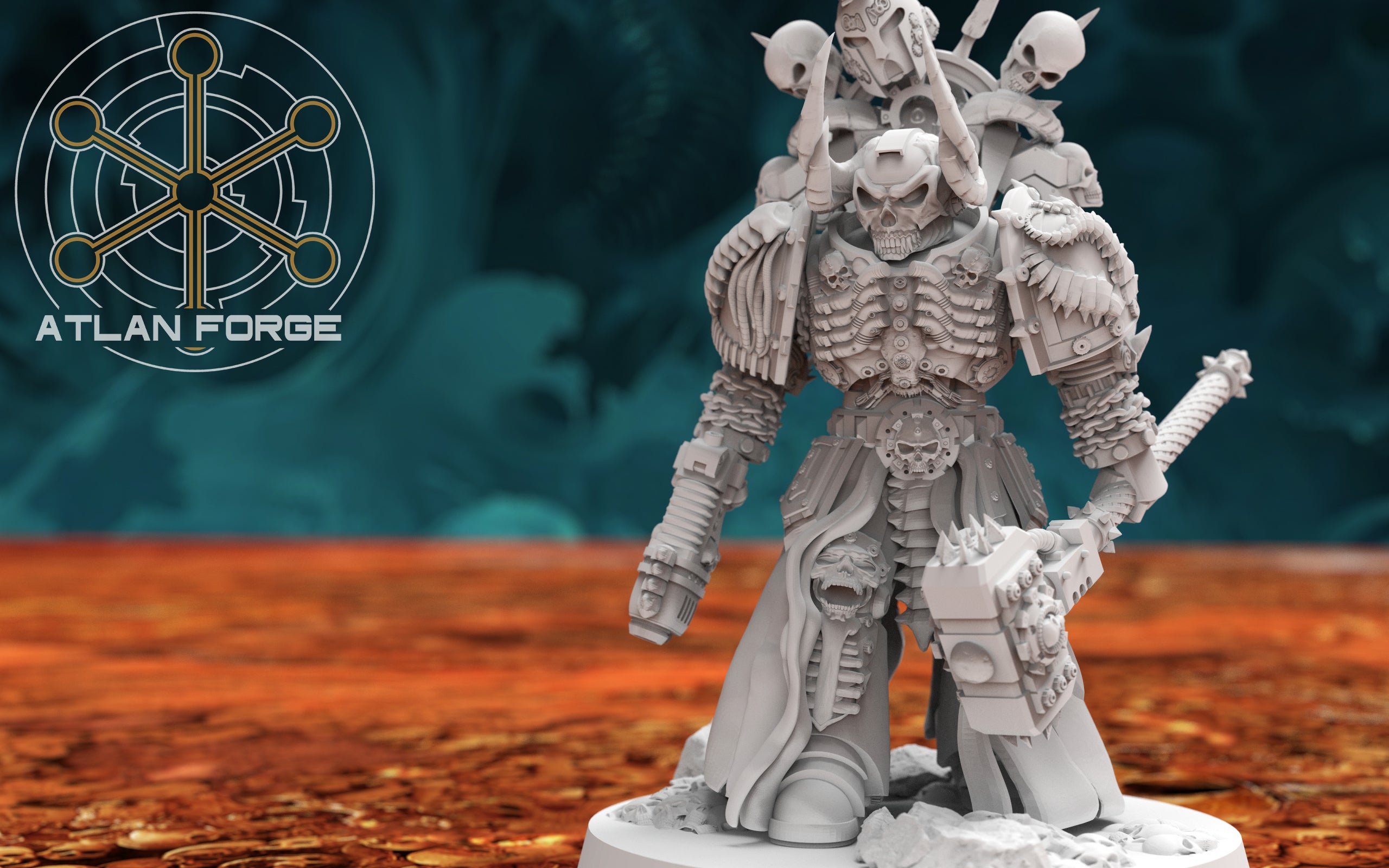 Demon Hades Legion 32mm Resin Miniatures – Grimdark Fantasy Army for Wargaming