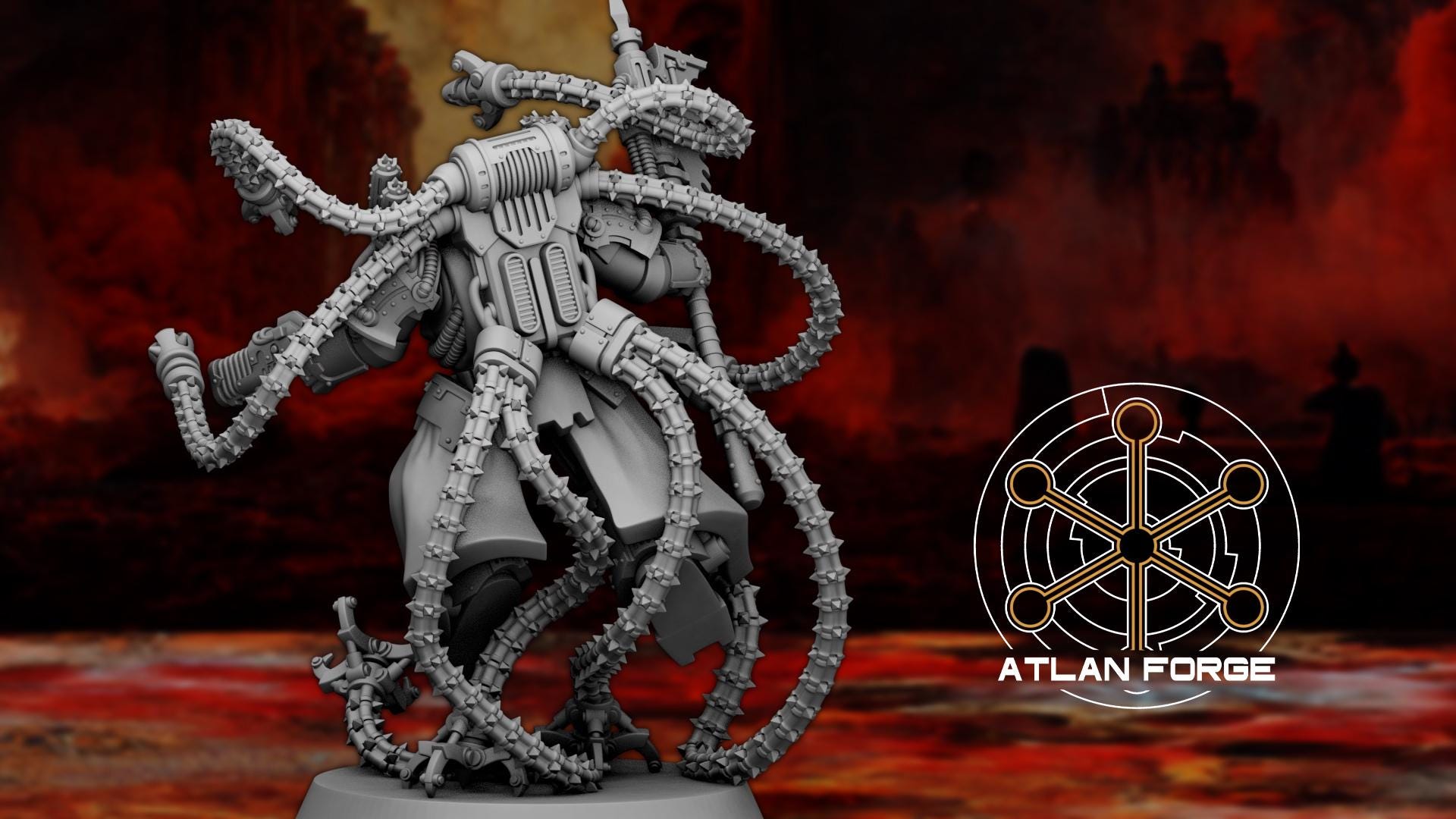Master Smith of Hades 32mm wargame fantasy miniature dnd wargaming miniature dungeons and dragons painting gift RPG tabletop minis