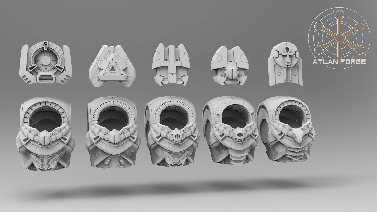 Aegyptian Nehebkau 32mm grimdark fantasy miniature dnd wargaming miniature dungeons and dragons painting gift RPG tabletop minis