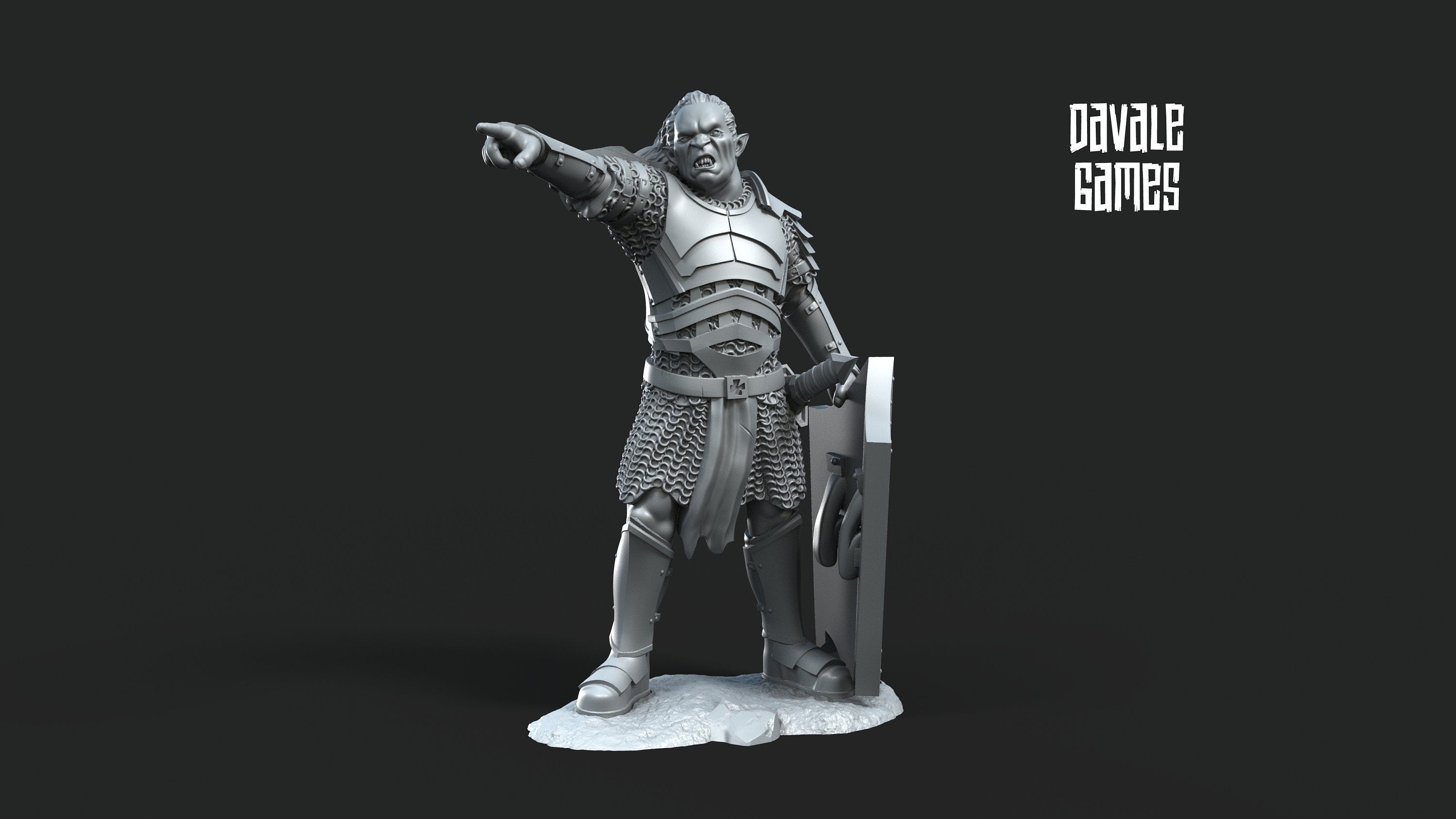 Blood handed Command group banner and captain 28mm miniatures dnd gift fantasy miniatures dungeons and dragons wargaming miniatures tabletop
