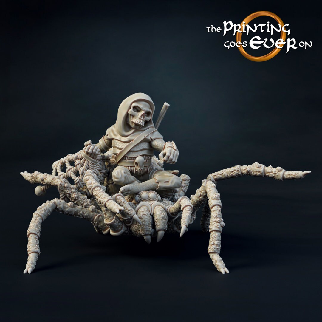 Goblin spider Riders 28mm miniatures dnd minis fantasy miniatures dungeons and dragons miniatures for painting wargaming miniatures tabletop