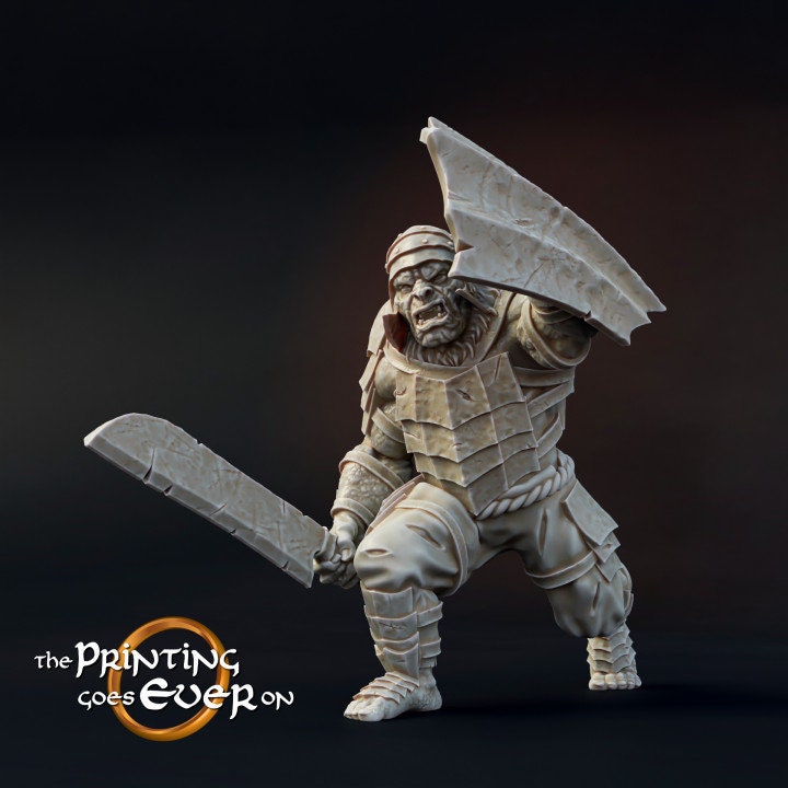 Orcs Warband 28mm miniatures dnd gift fantasy miniatures dungeons and dragons minis wargaming miniatures tabletop wargames miniature