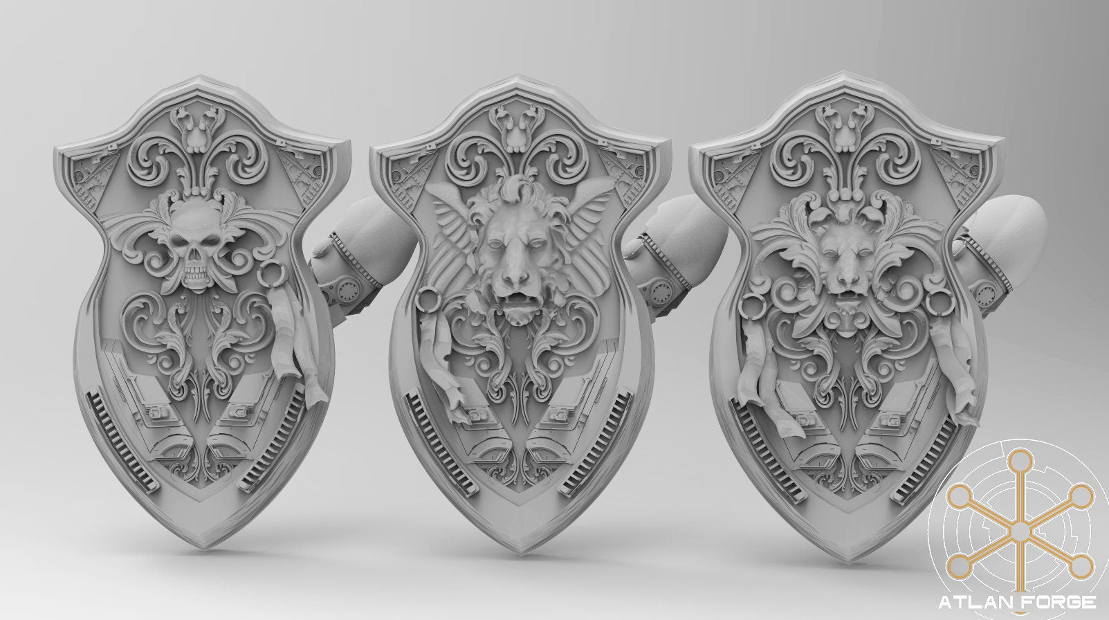 Angelic Knights 32mm sci-fi fantasy miniature for tabletop games grimdark RPGs dnd wargaming miniature dungeons and dragons gift