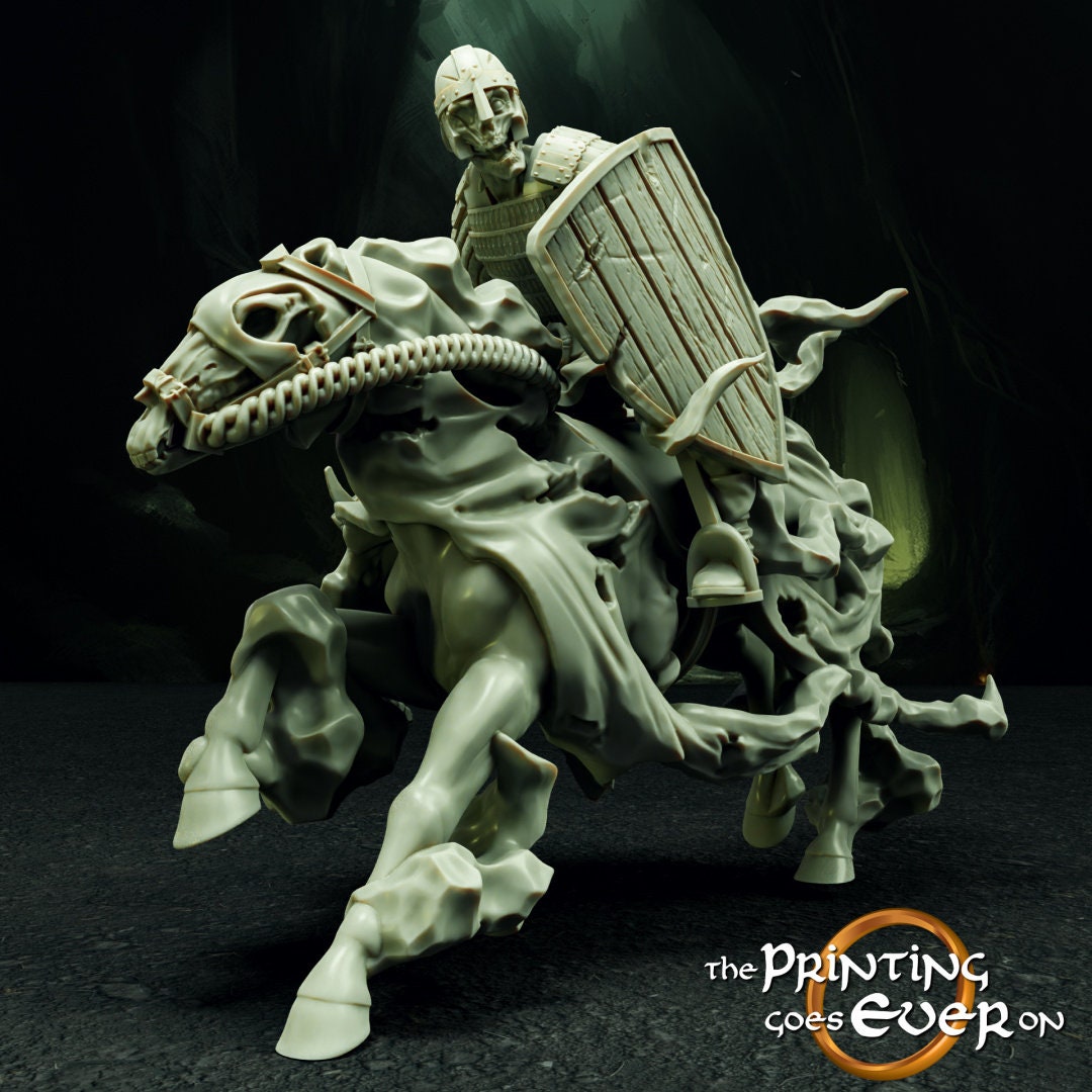 Ghost Knights Army of dead 28mm miniature dungeon and dragons fantasy wargaming miniature tabletop fantasy wargame miniature painting dnd