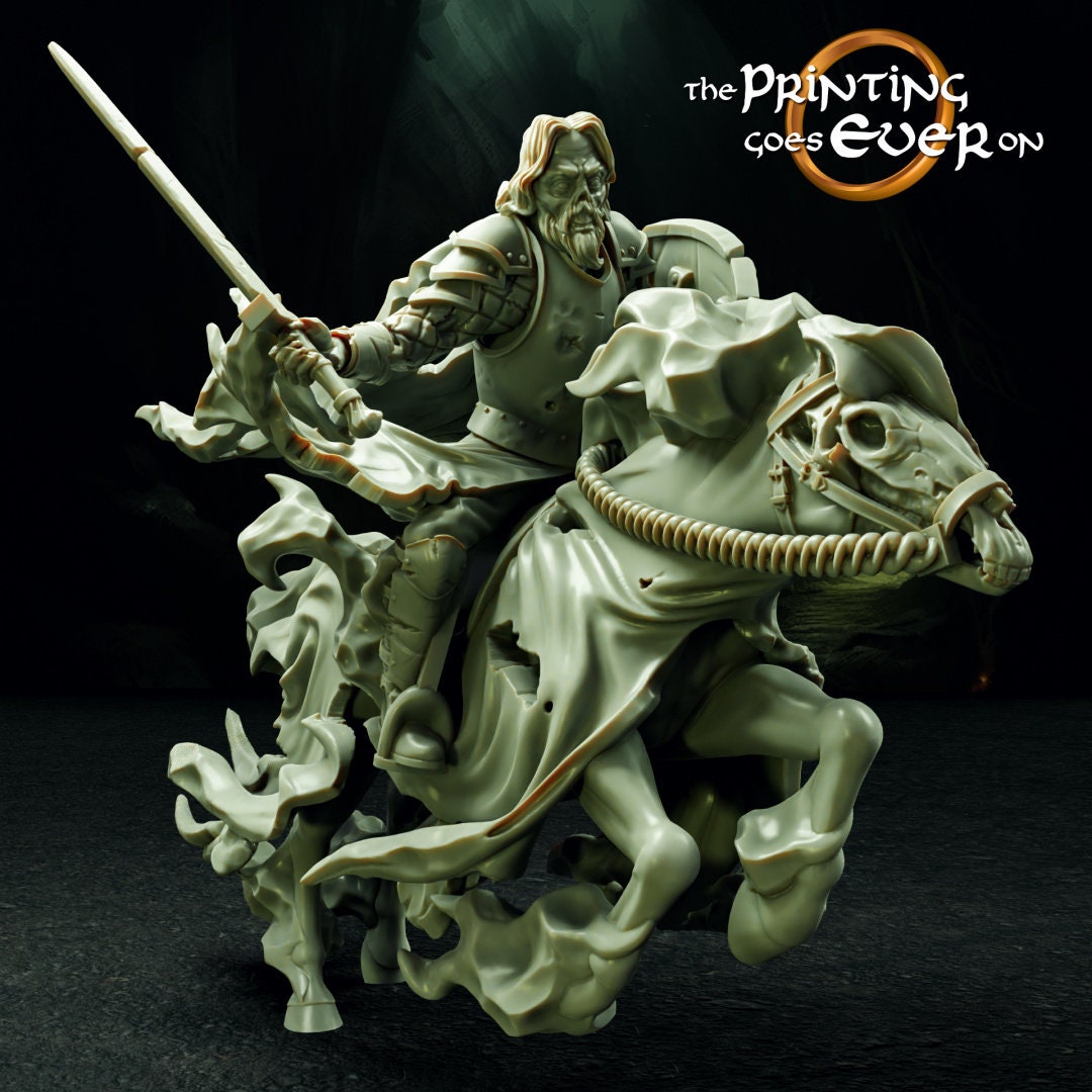 Ghost Knights Army of dead 28mm miniature dungeon and dragons fantasy wargaming miniature tabletop fantasy wargame miniature painting dnd